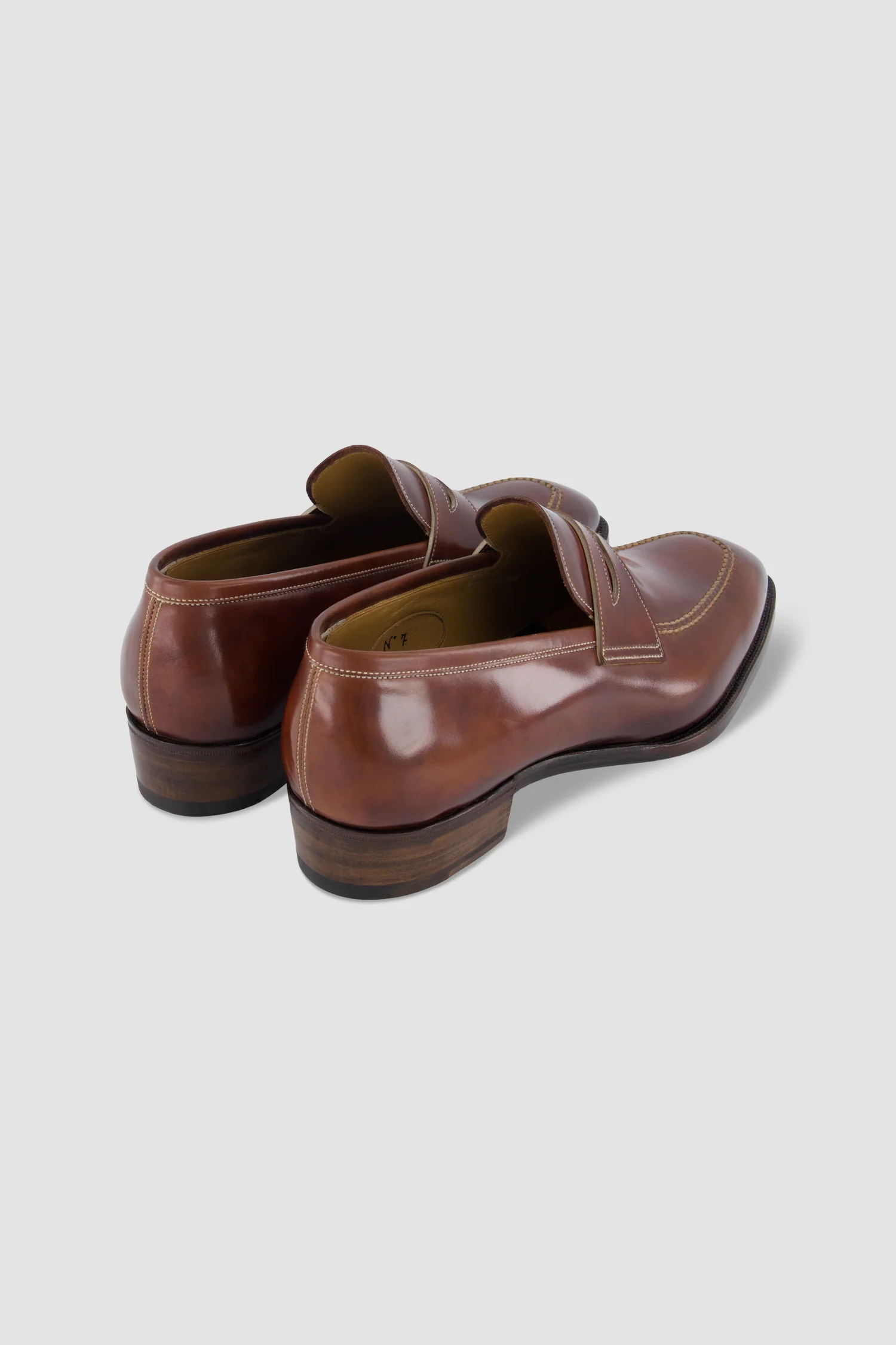 Antonio Meccariello Brown Calf Leather Penny Loafer - Image 3
