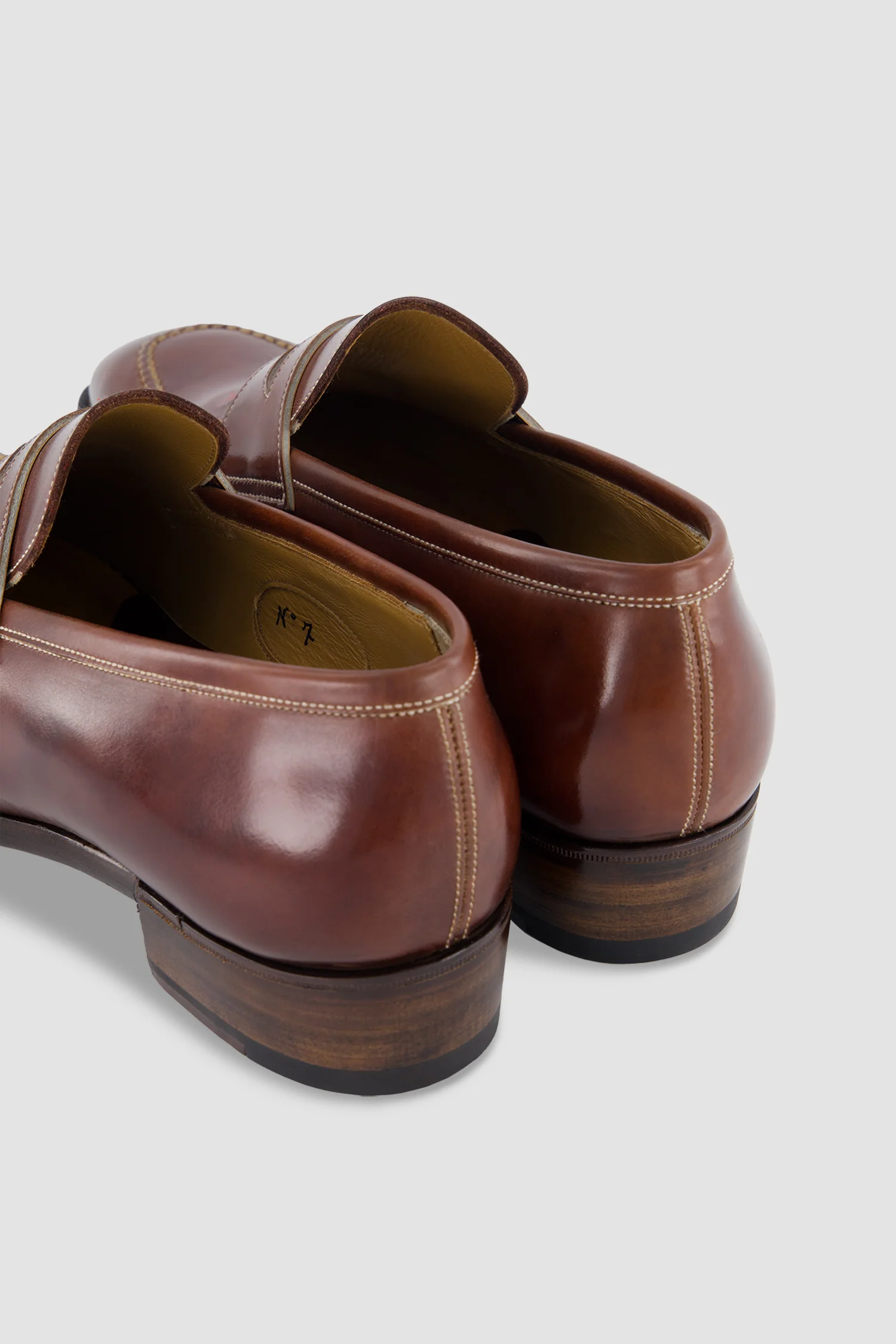 Antonio Meccariello Brown Calf Leather Penny Loafer - Image 6