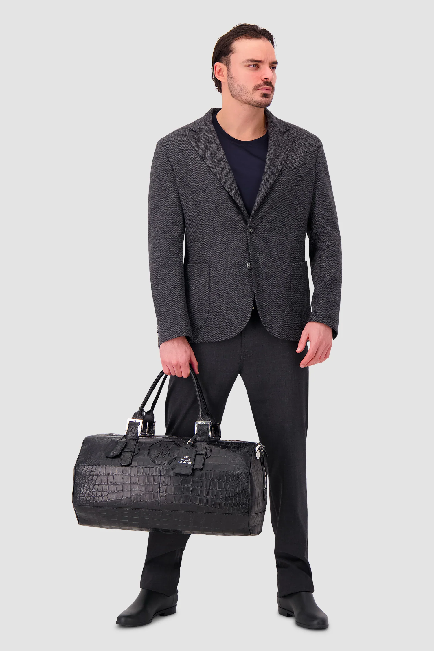 Artioli Alligator Duffel Bag - Image 8