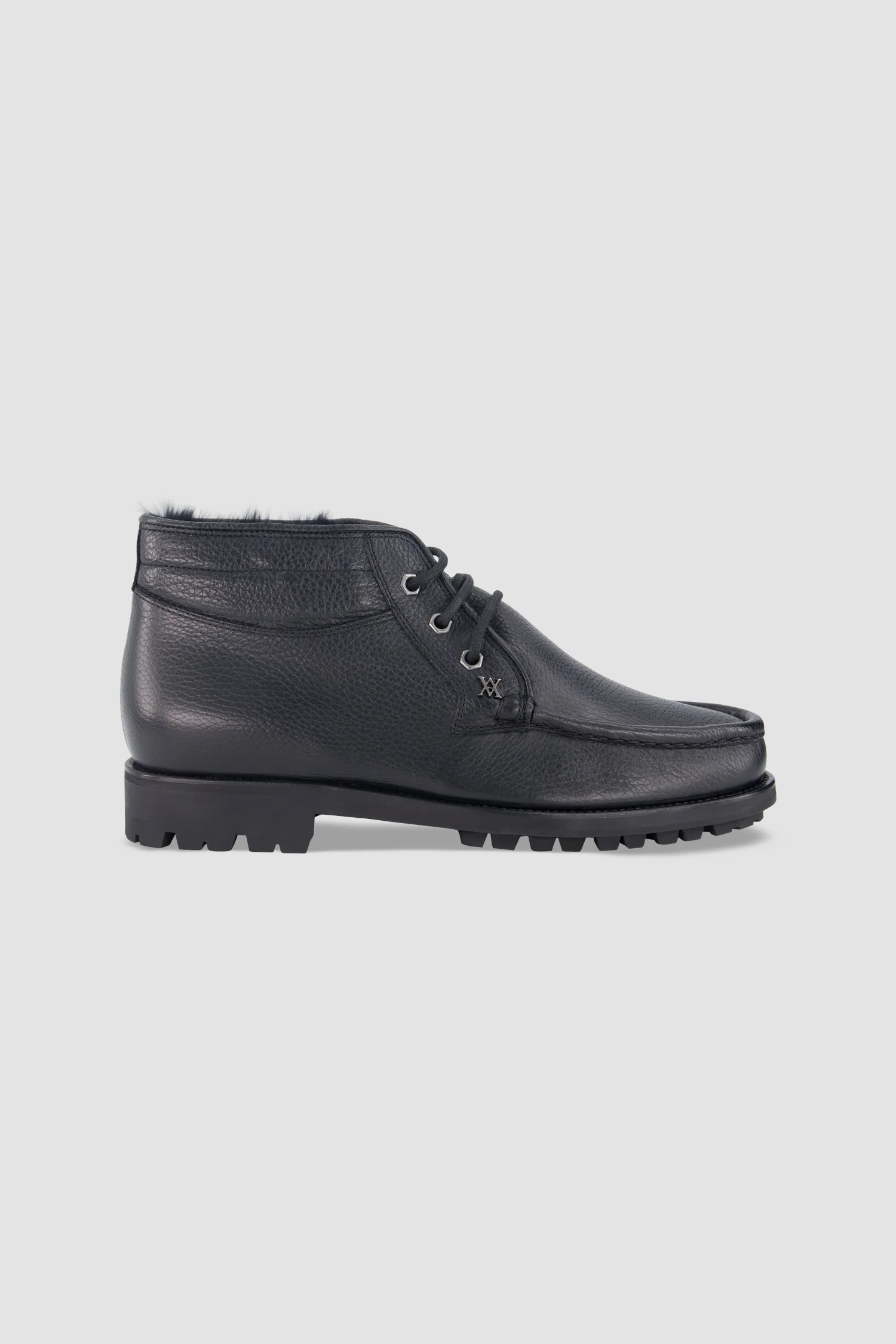 Artioli Black Lace-up Loafers