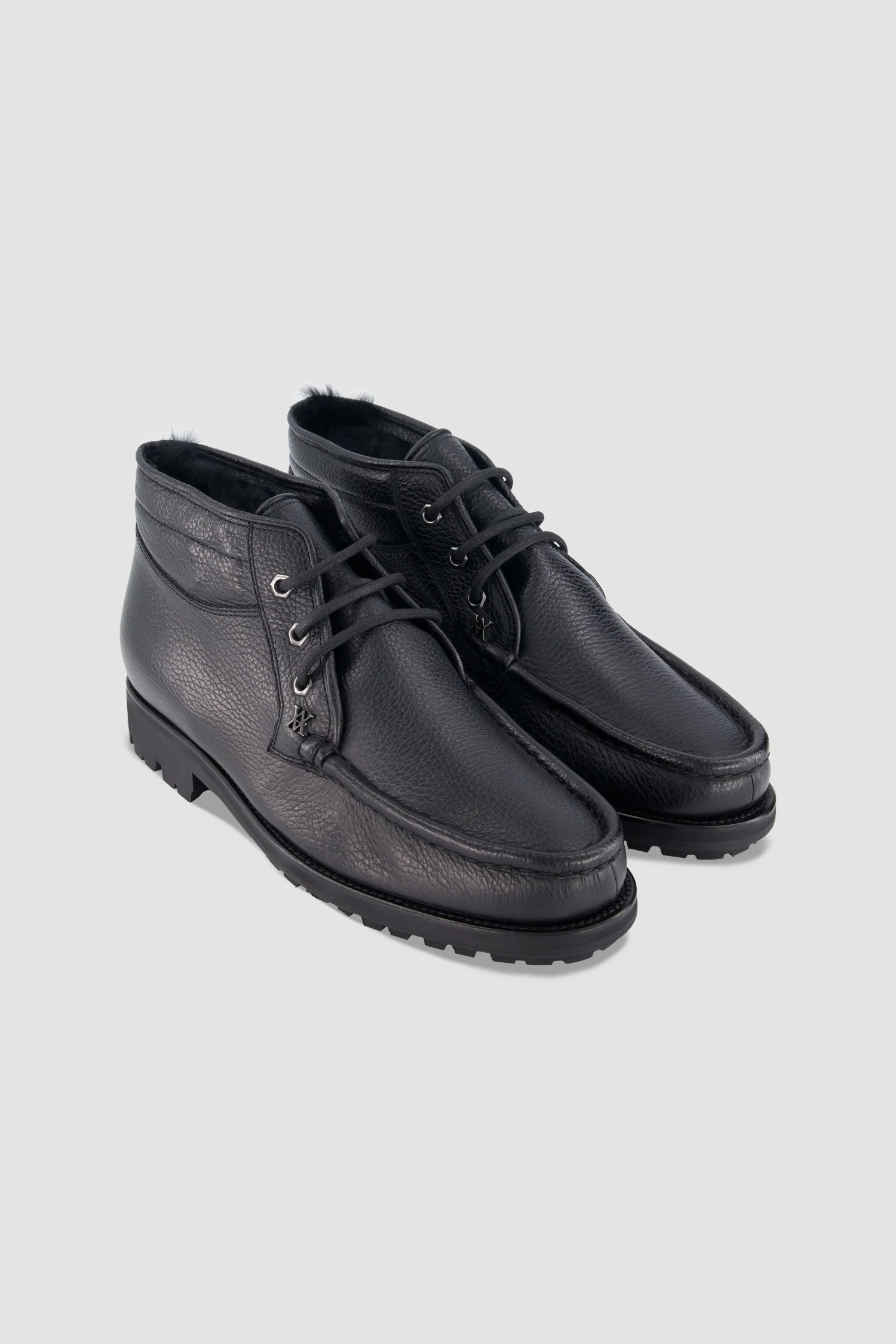 Artioli Black Lace-up Loafers - Image 3