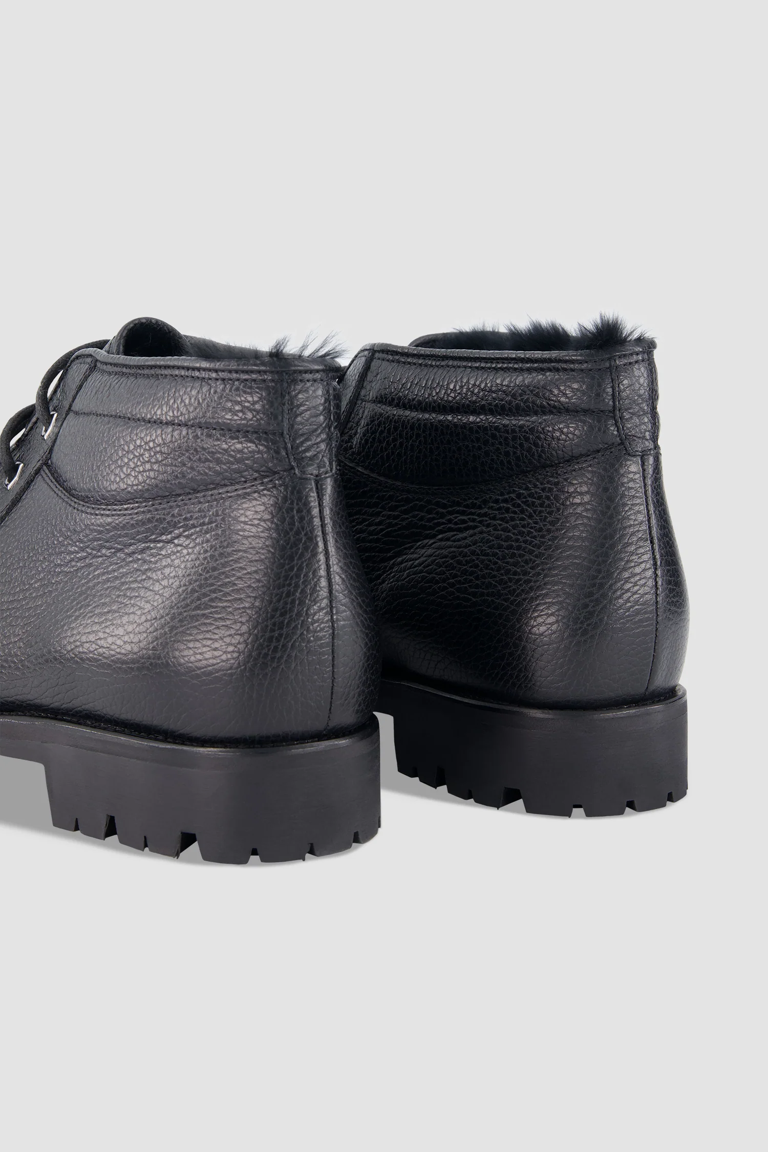 Artioli Black Lace-up Loafers - Image 4