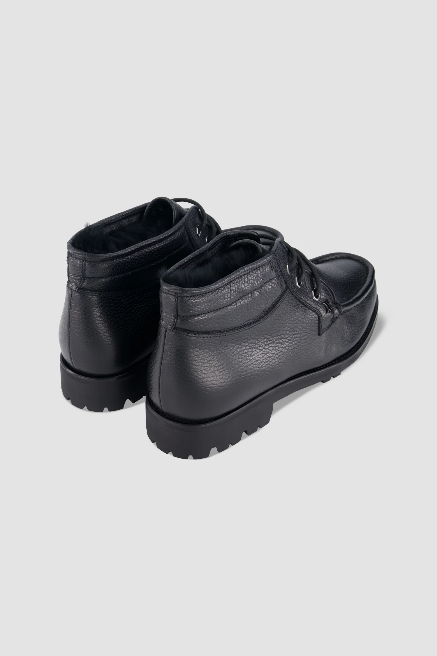Artioli Black Lace-up Loafers - Image 5