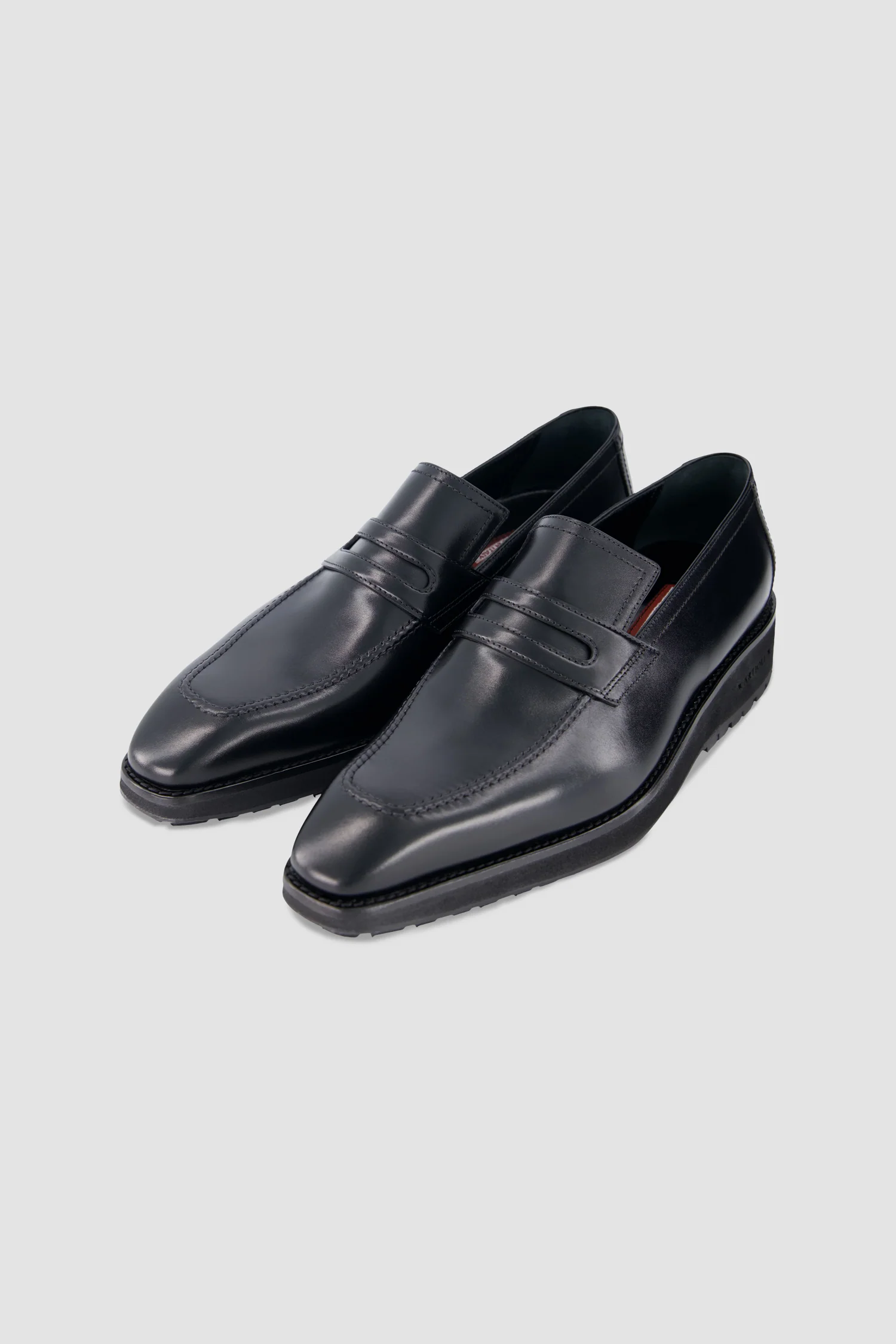 Artioli Black Leather Loafers - Image 2