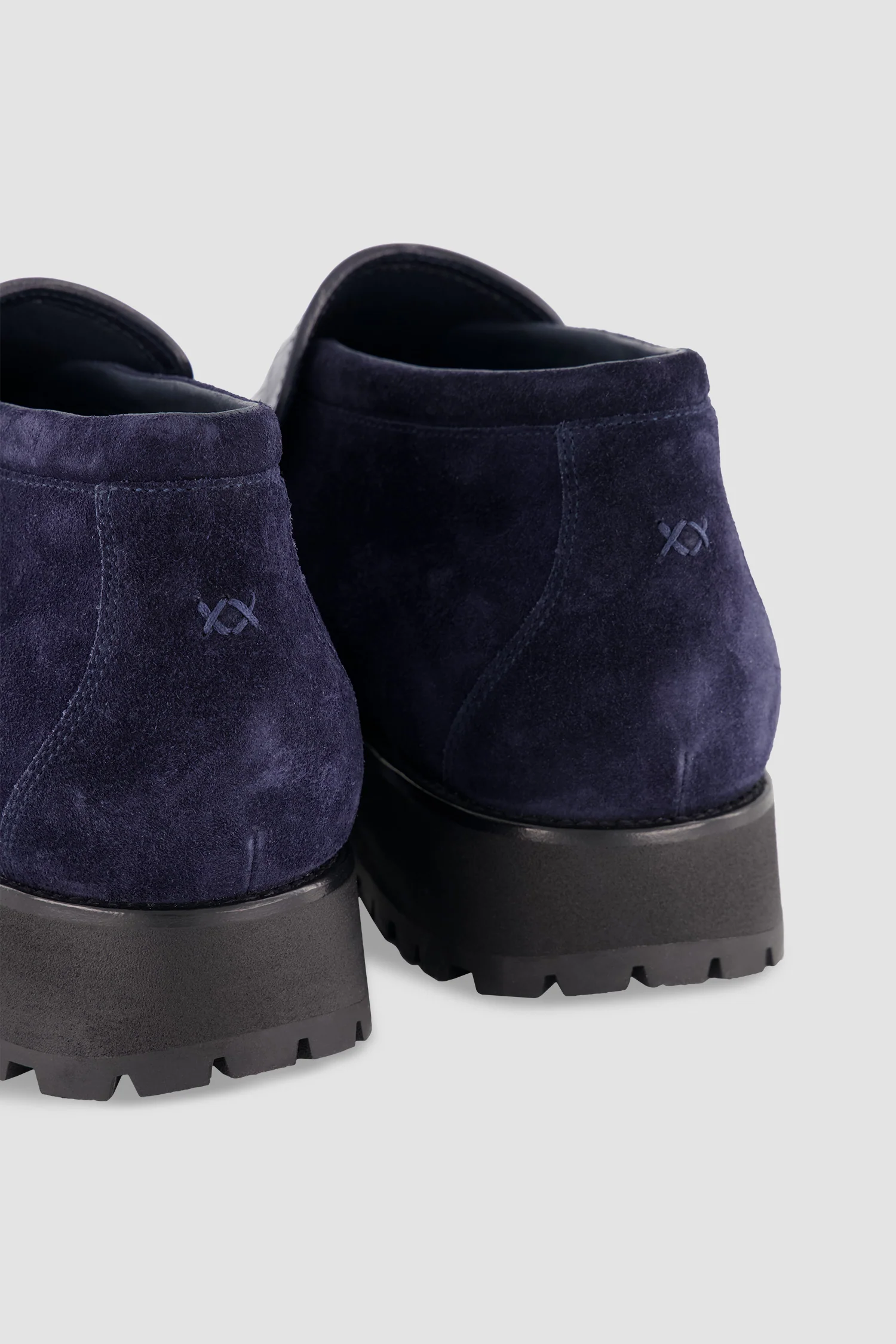 Artioli Blue Suede and Alligator Ankleboot - Image 5
