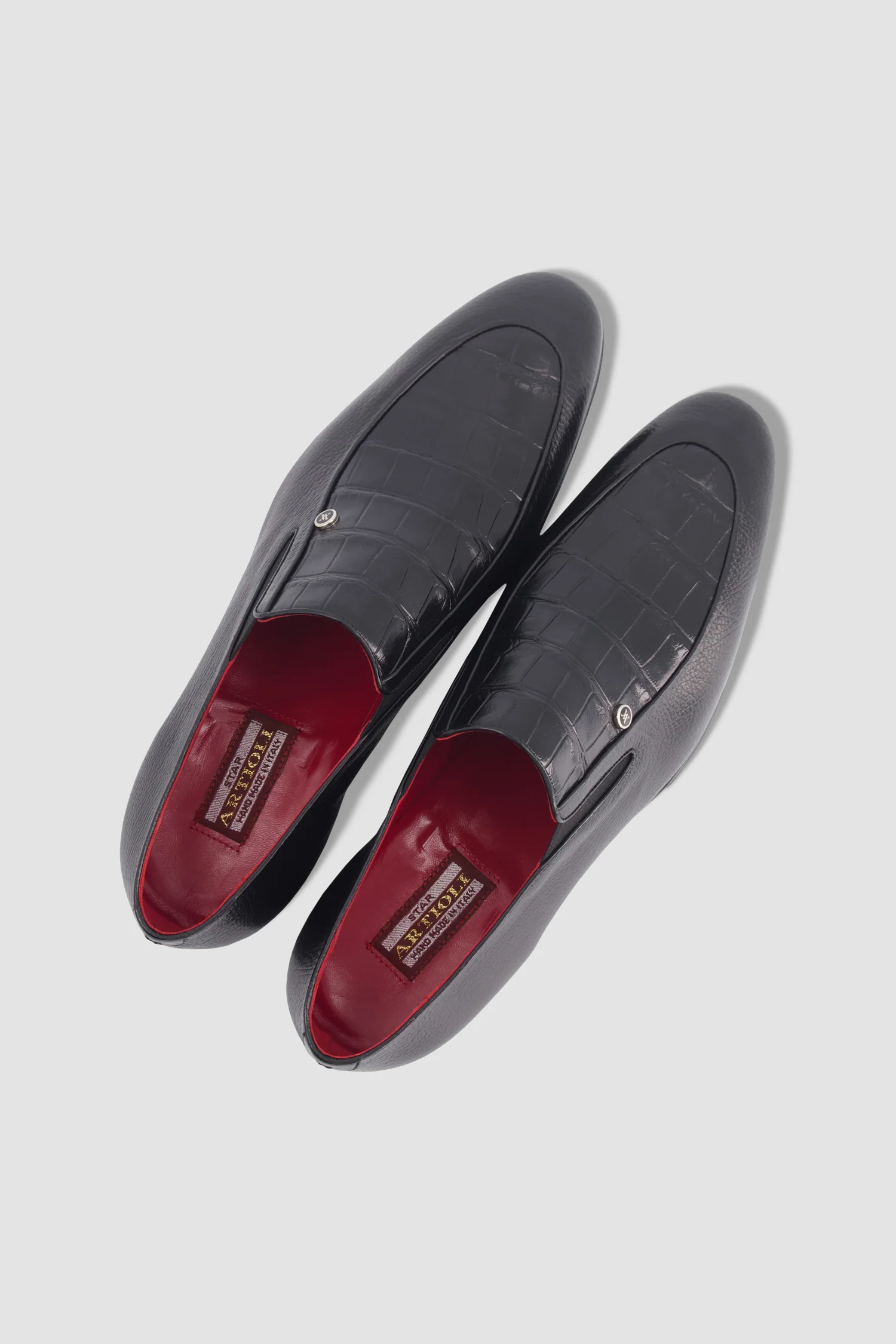 Artioli Lama Nero Croc Shoes - Image 6