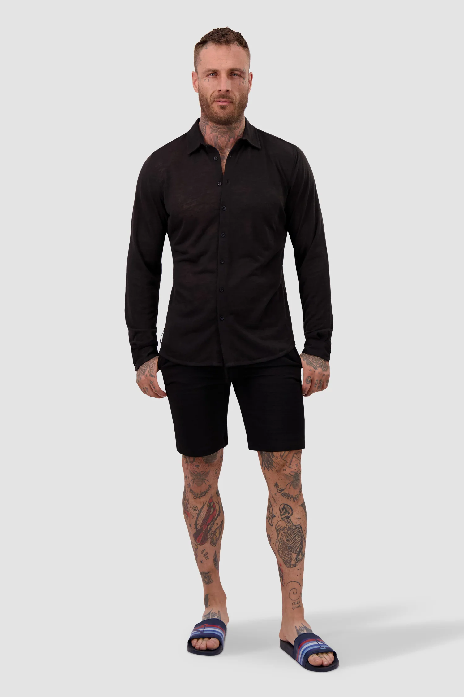 Bain de Mer Black Club 55 Shorts - Image 3