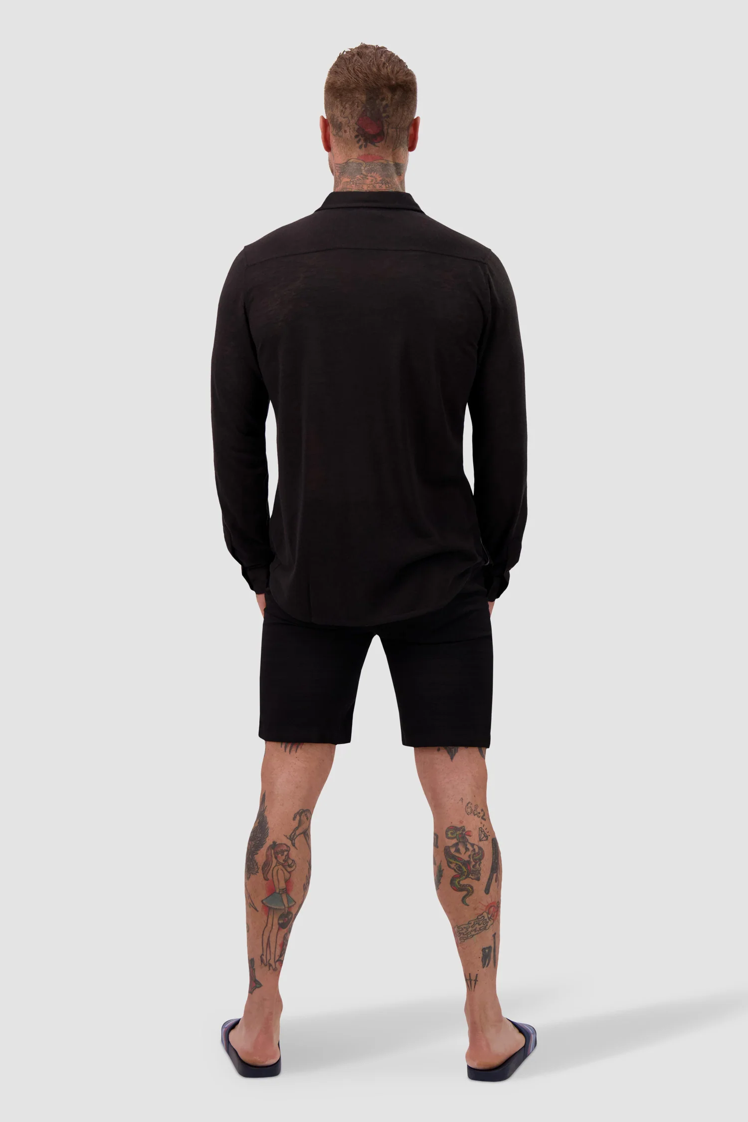 Bain de Mer Black Club 55 Shorts - Image 5