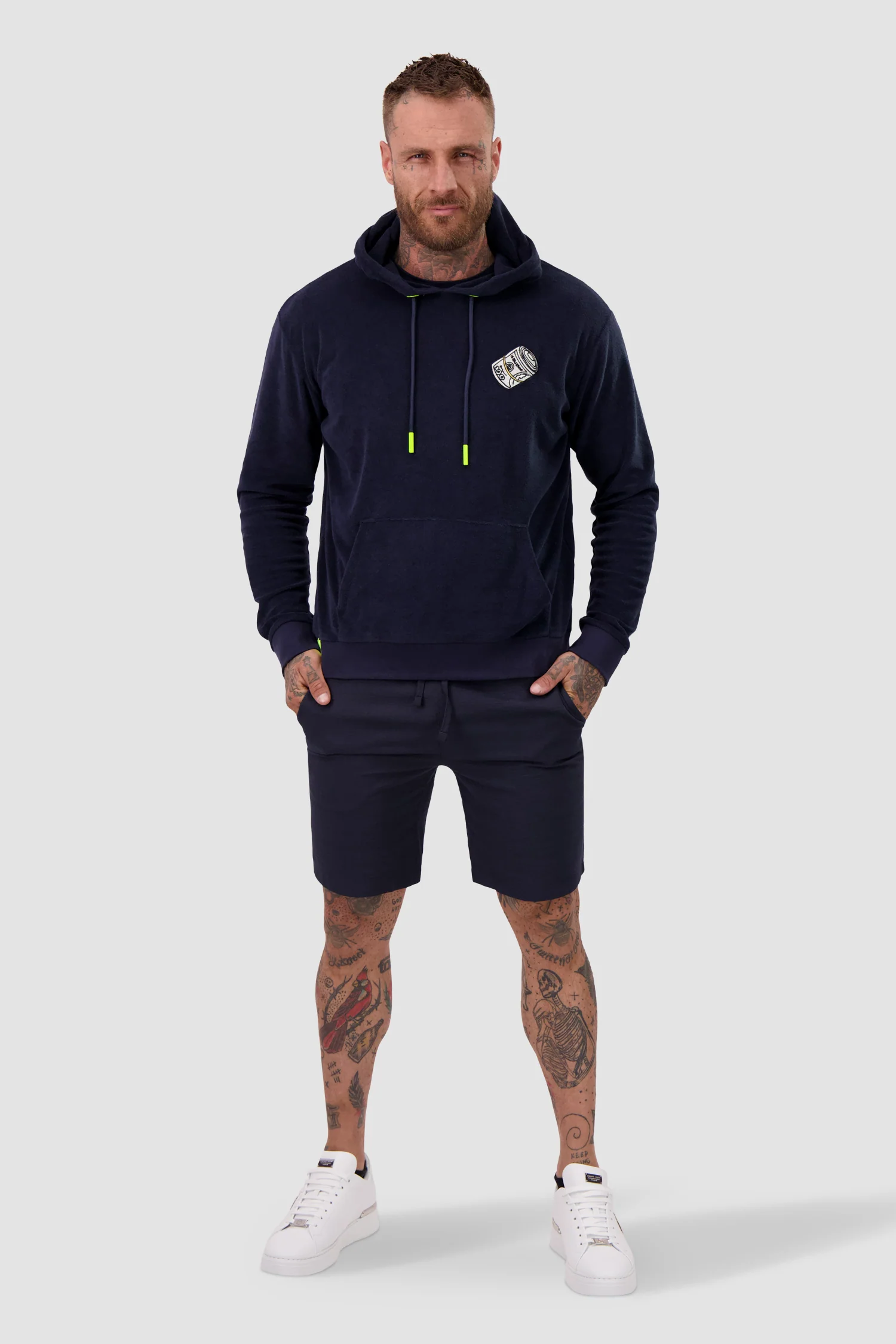 Bain de Mer Navy Club 55 Shorts - Image 3