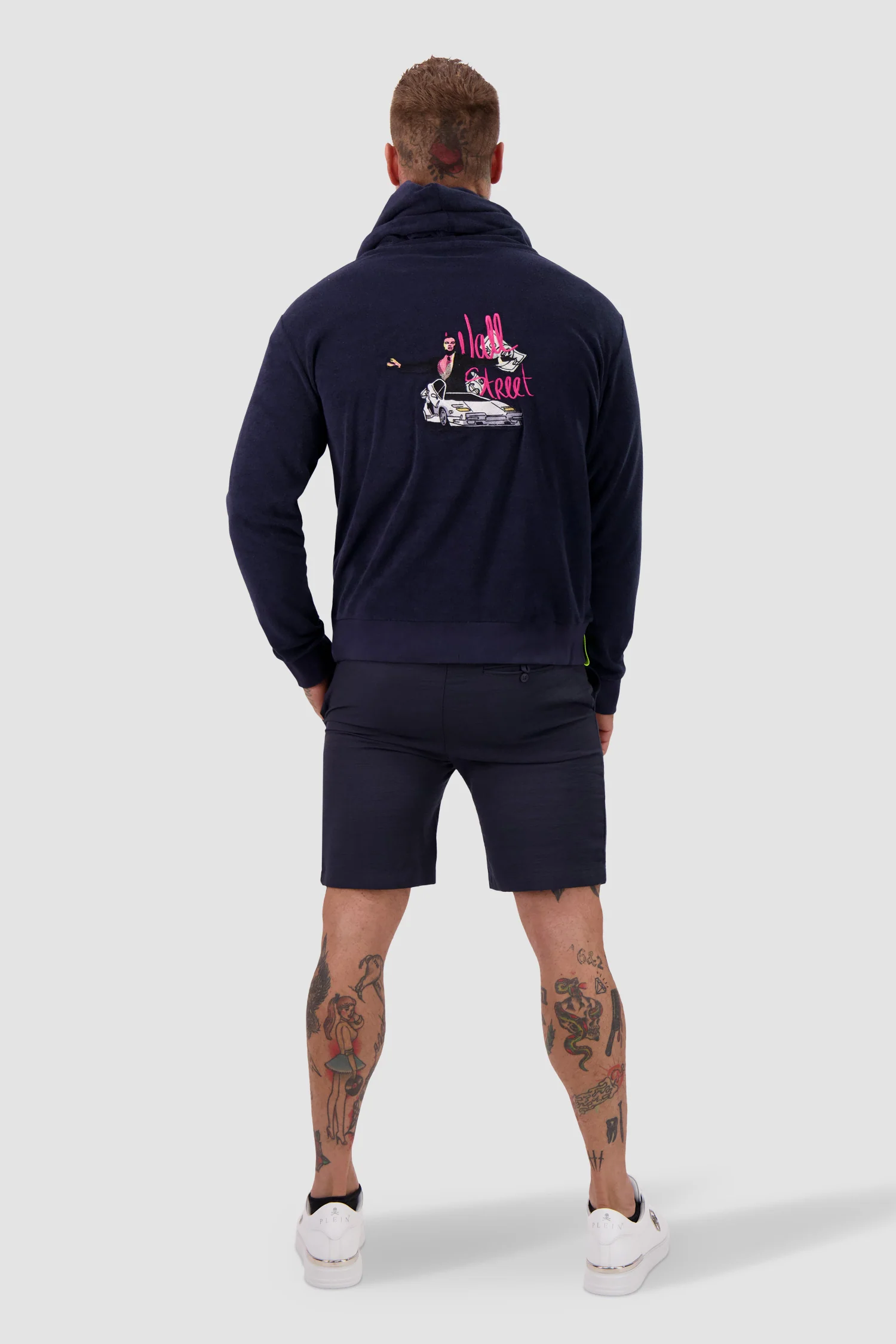 Bain de Mer Navy Club 55 Shorts - Image 5