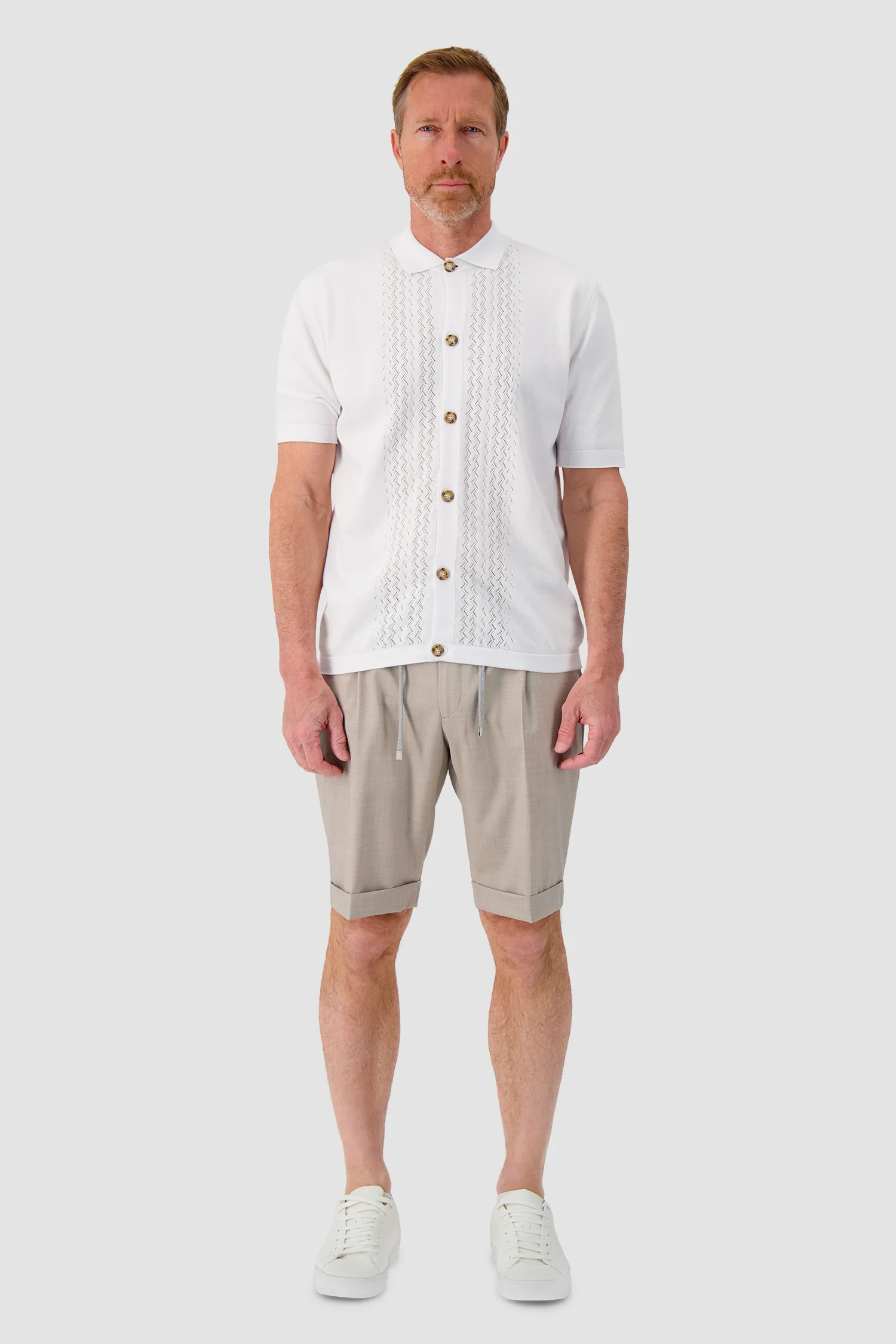 Barba Napoli Beige Bermuda Short - Image 3