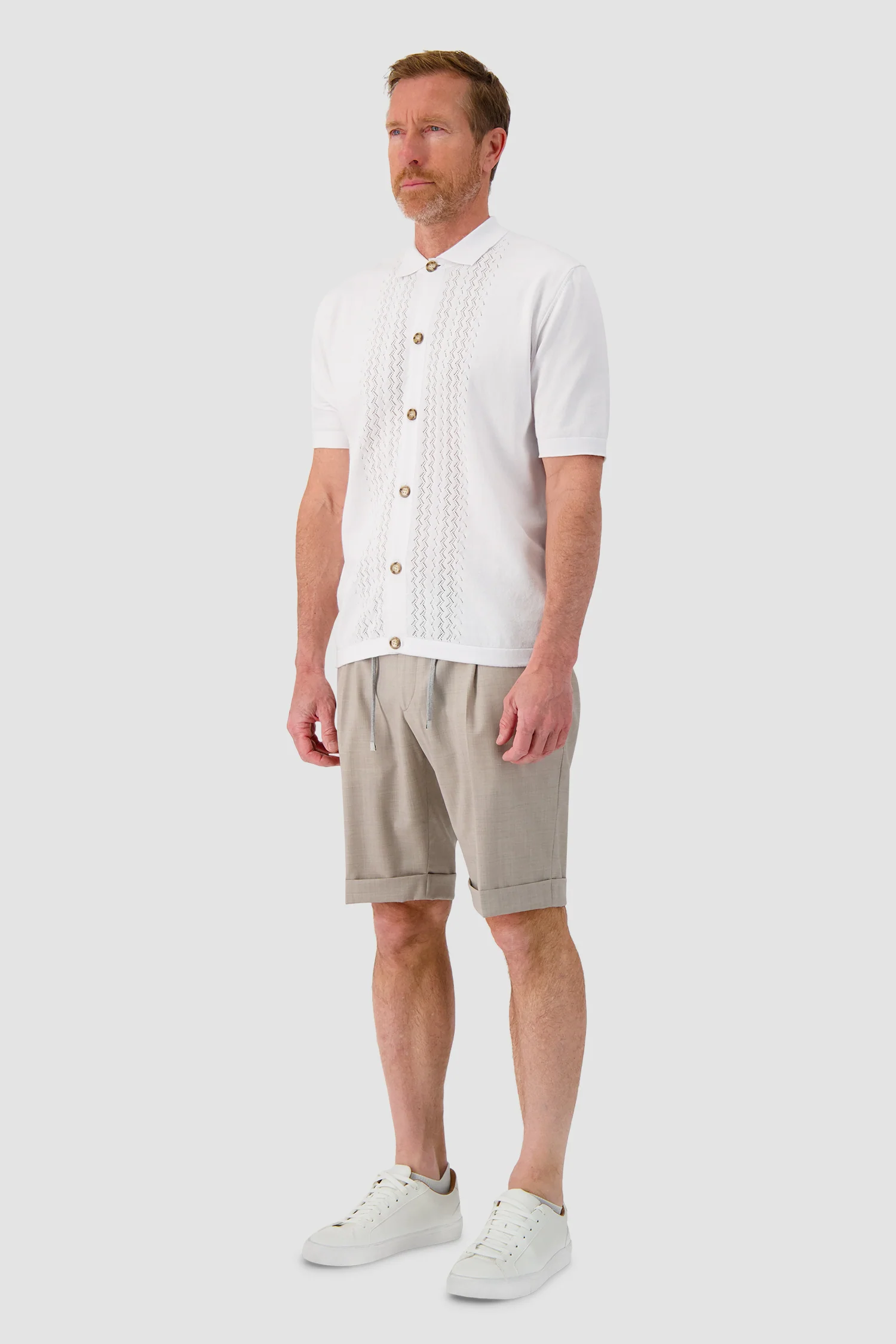 Barba Napoli Beige Bermuda Short - Image 4