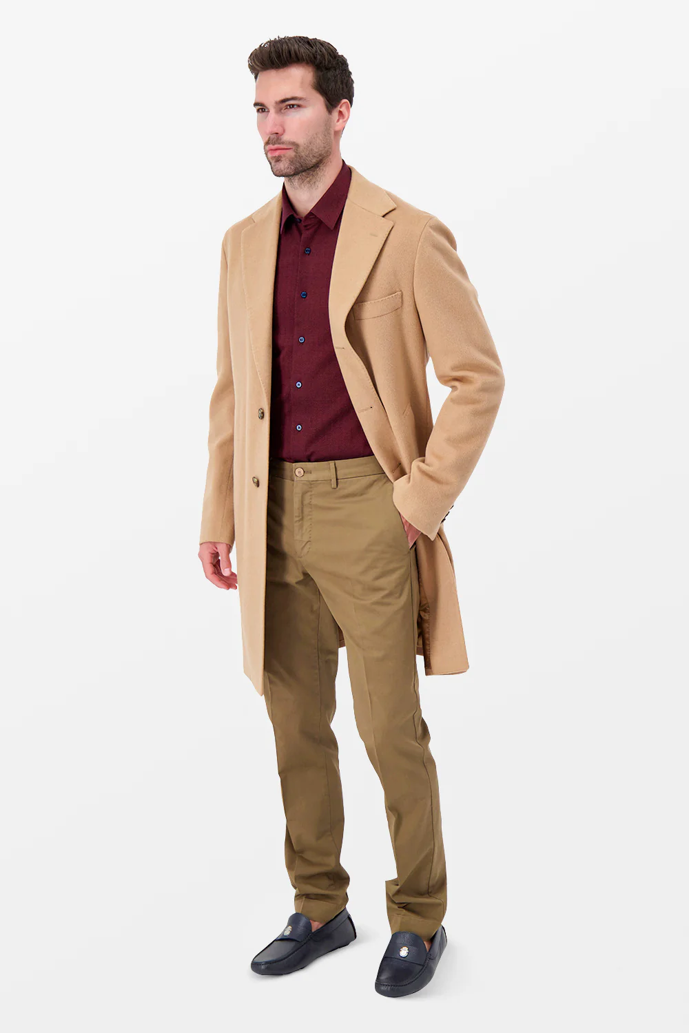 Barba Napoli Beige Brio Coat - Image 2