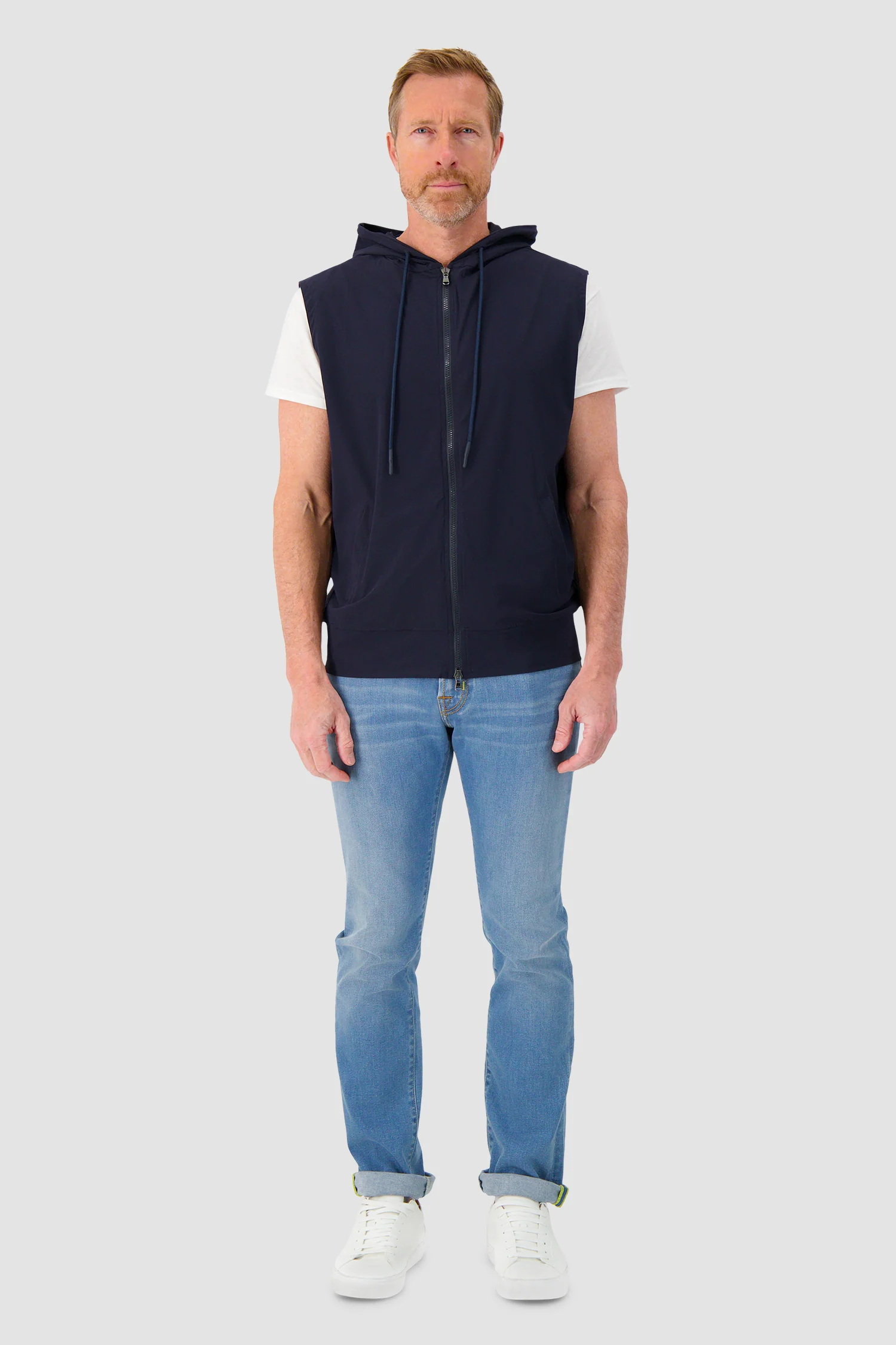Barba Napoli Navy Vest - Image 3