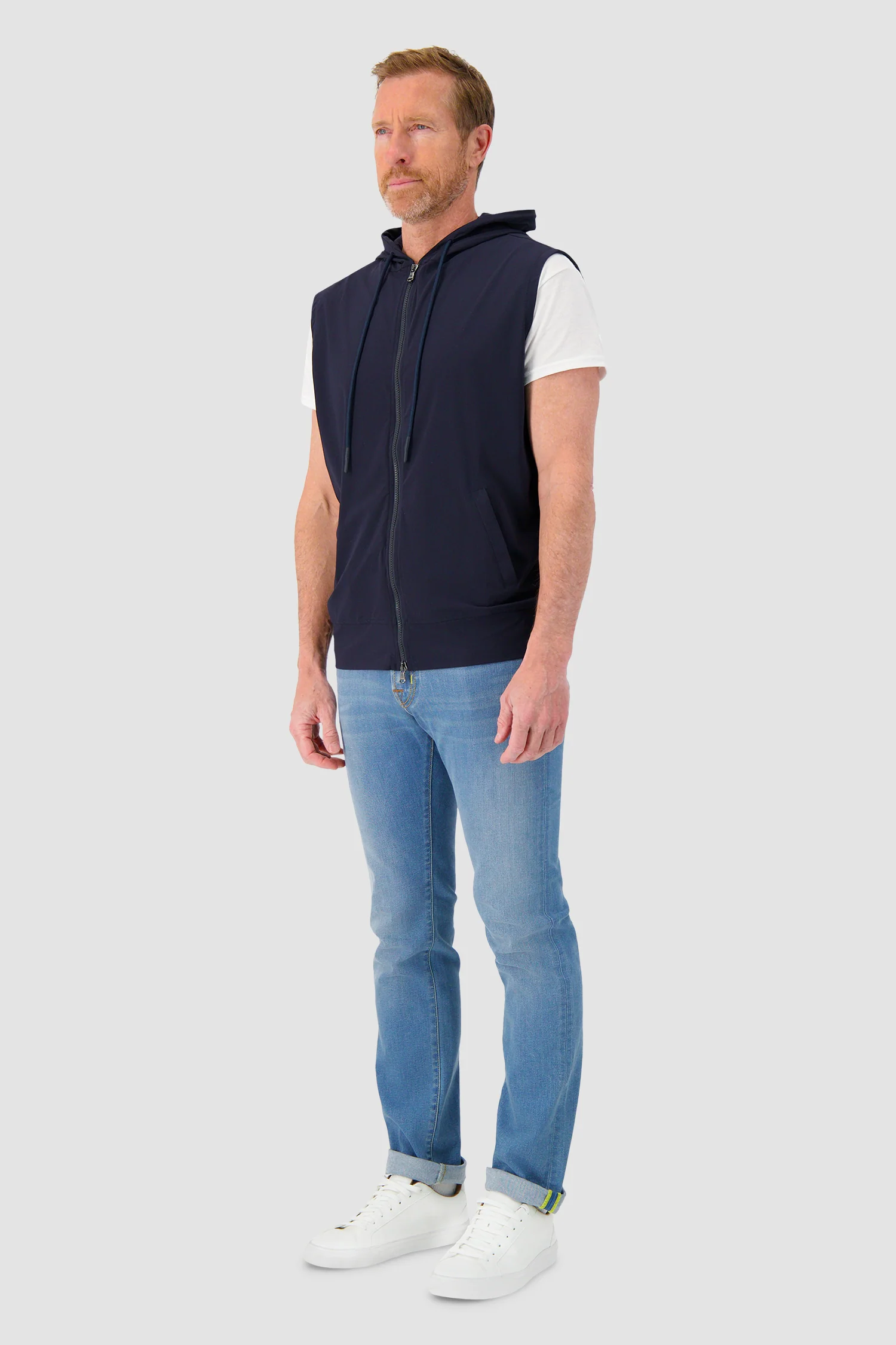 Barba Napoli Navy Vest - Image 4