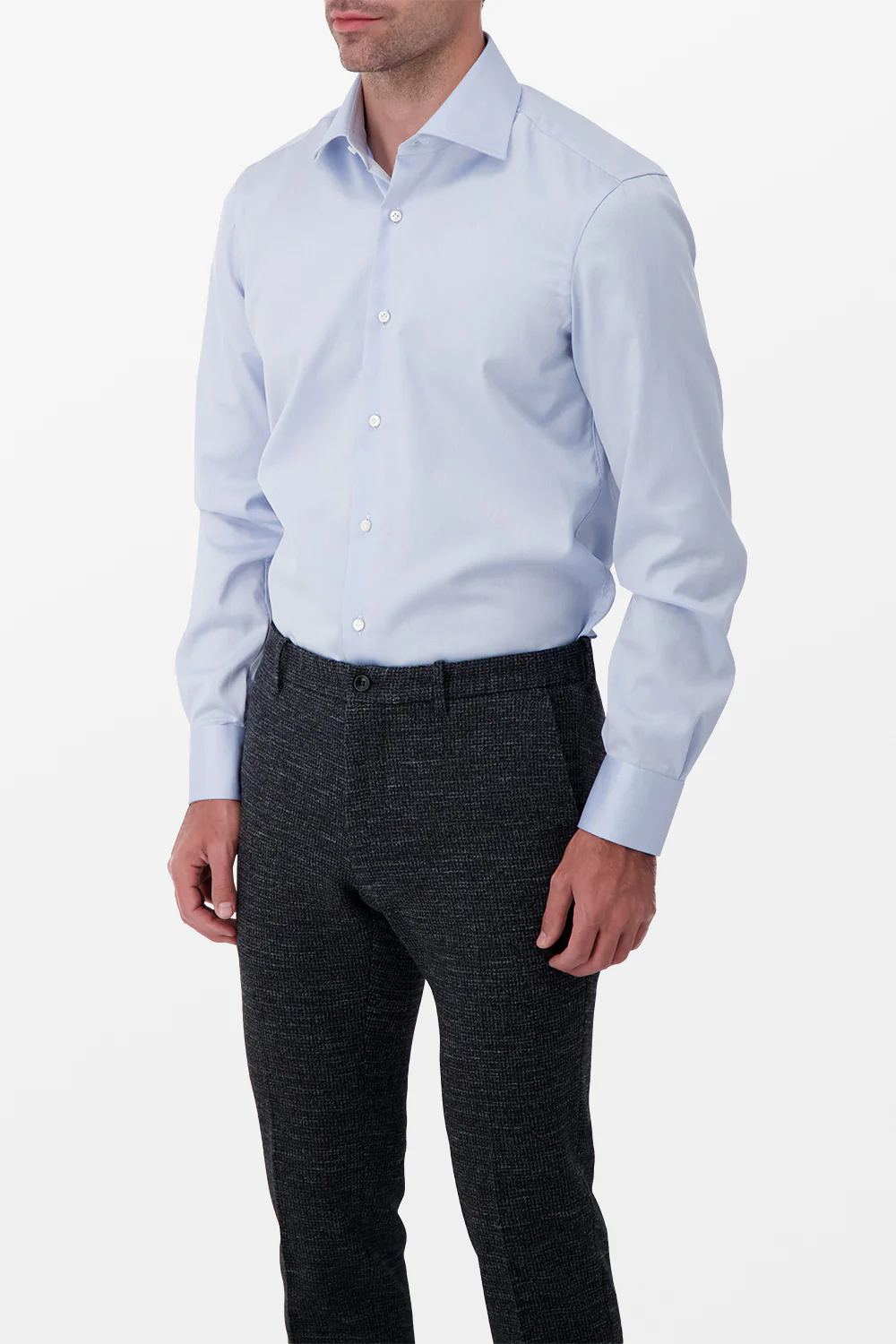 Barba Napoli Blue Classic Shirt - Image 2