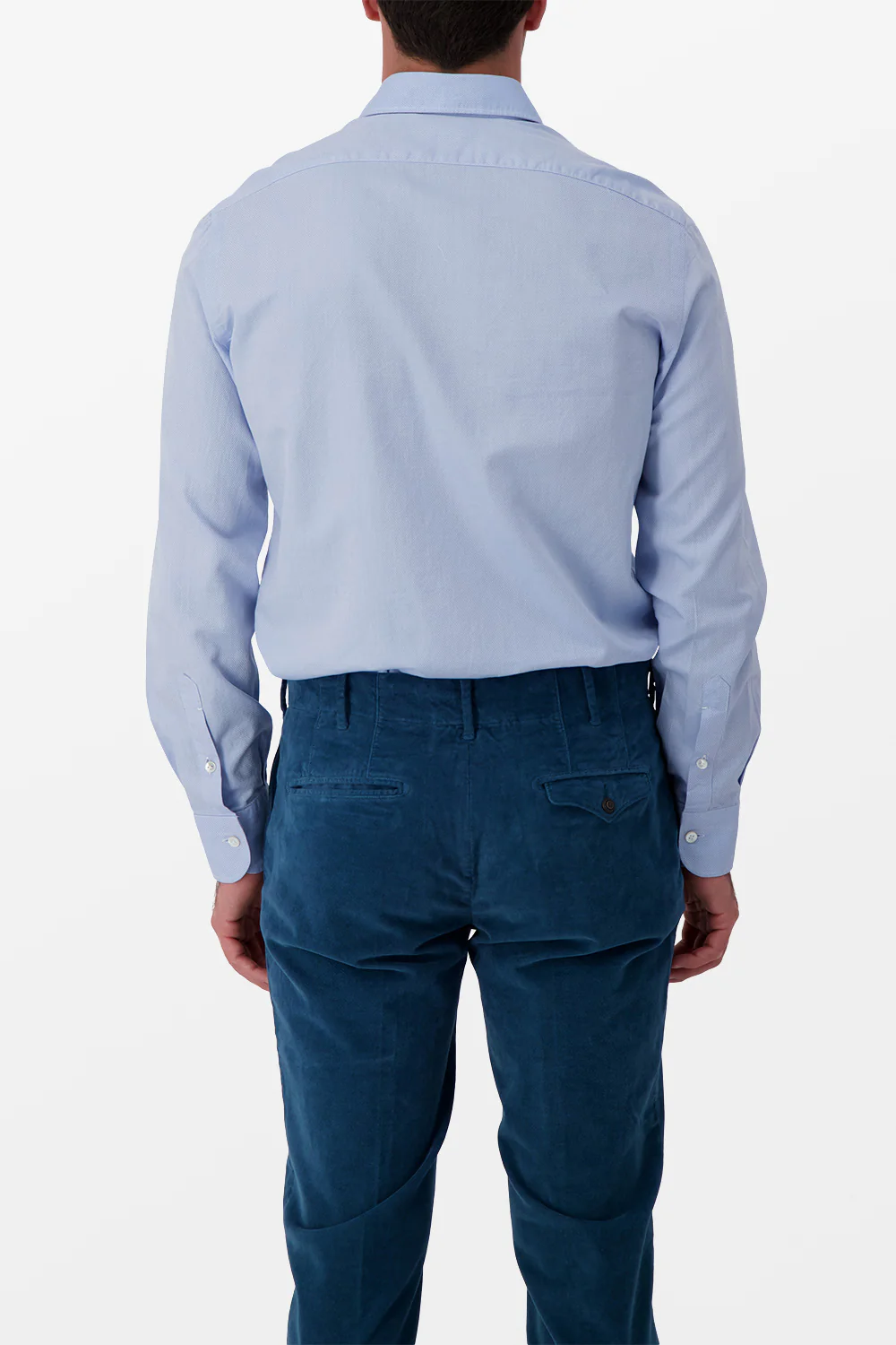 Barba Napoli Blue Classic Shirt - Image 3