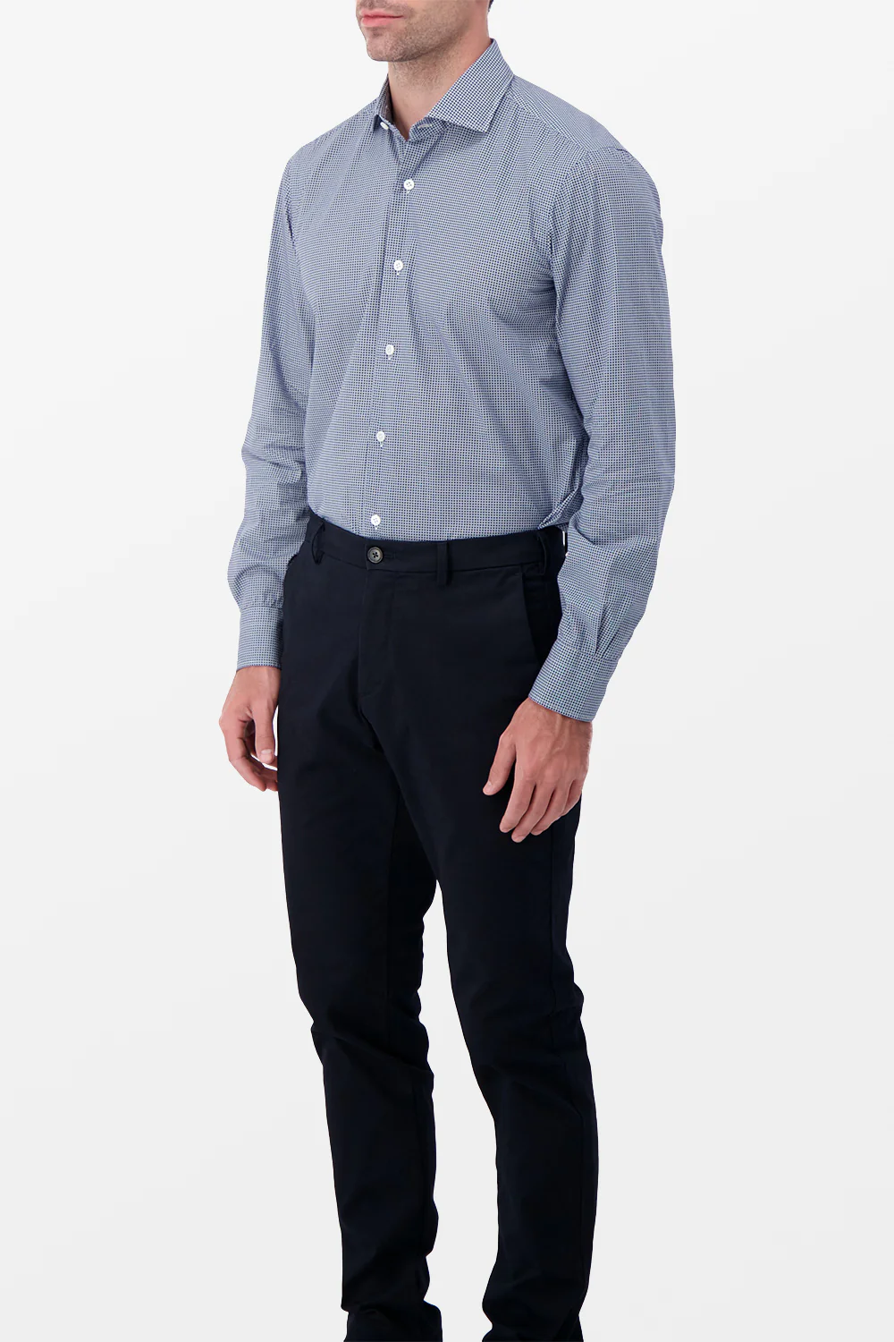 Barba Napoli Blue Classic Shirt - Image 2