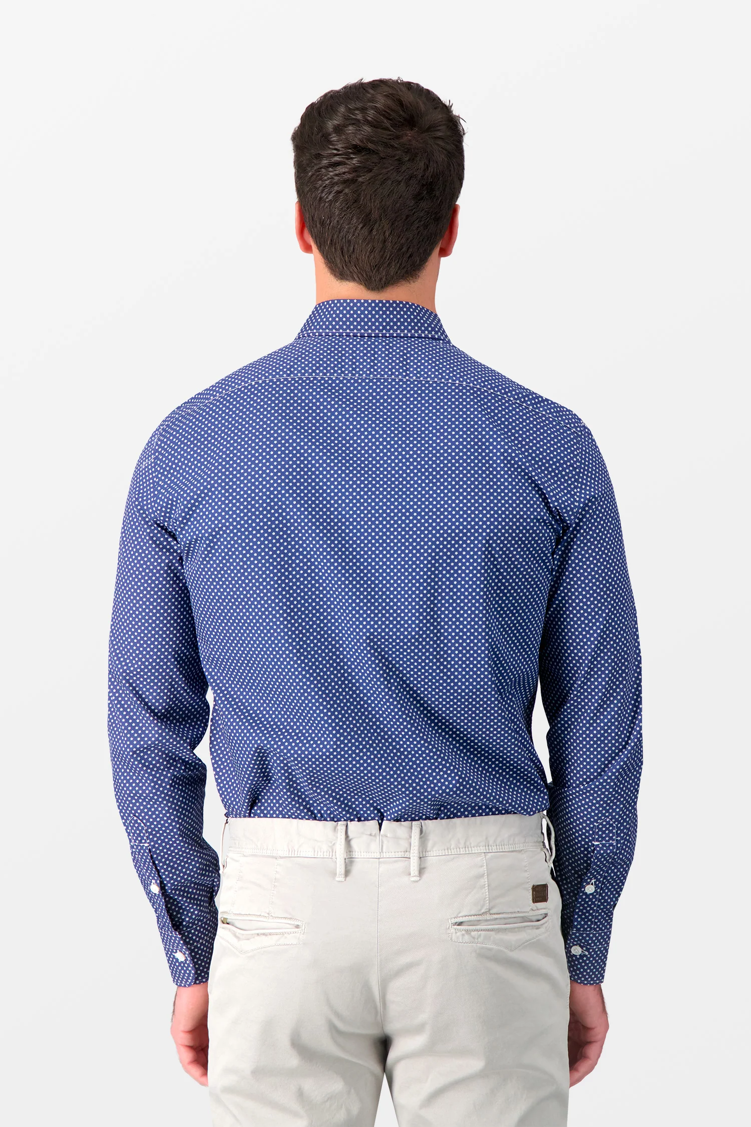 Barba Napoli Blue Classic Shirt - Image 5