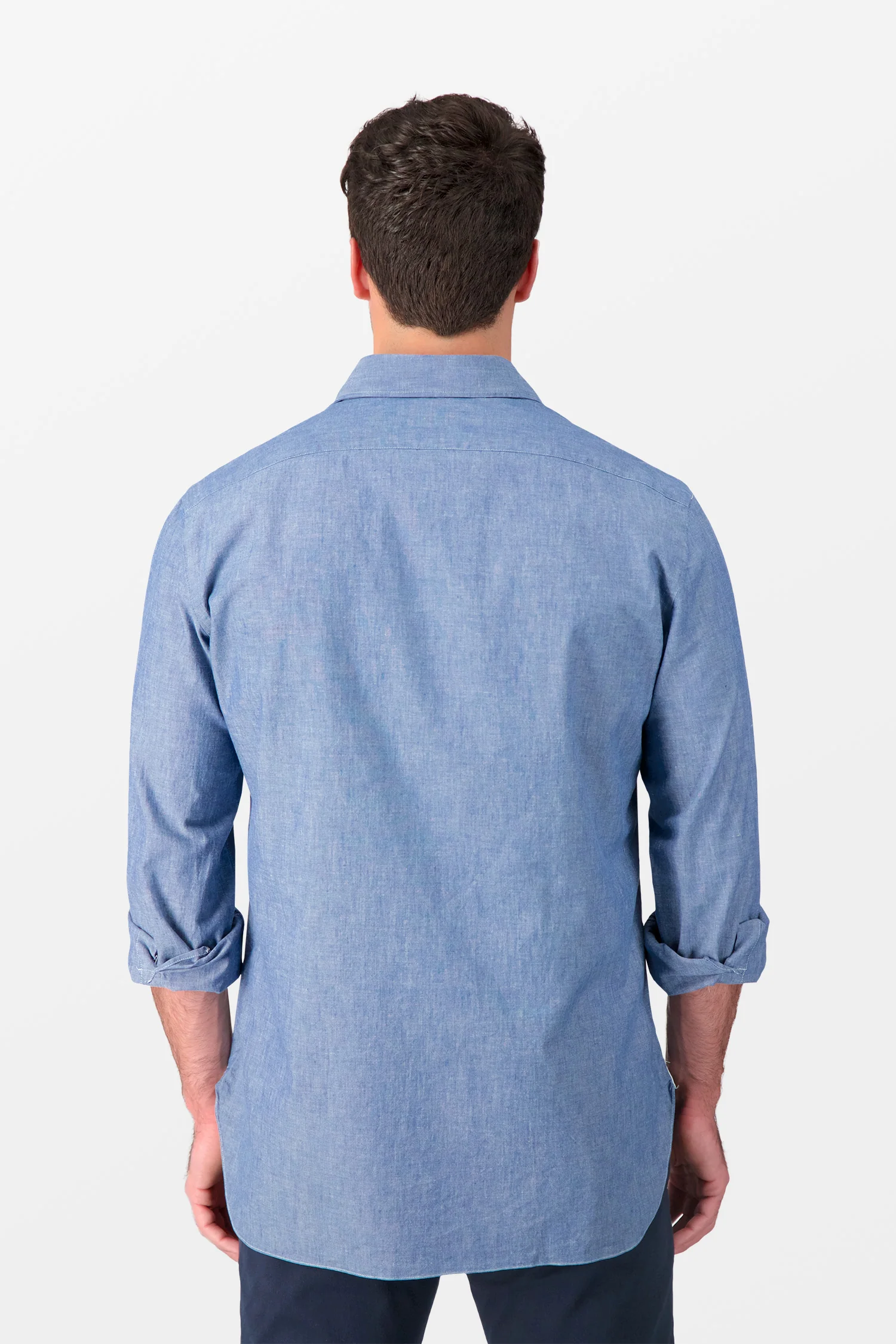 Barba Napoli Blue Classic Shirt - Image 5