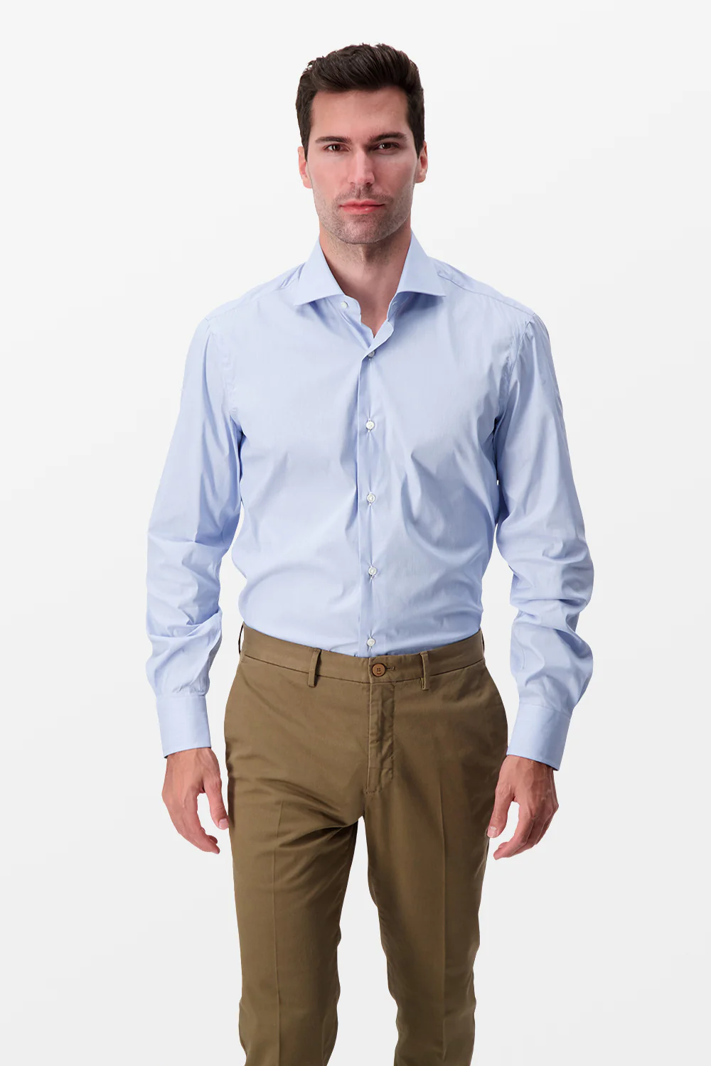 Barba Napoli Blue Classic Shirt - Image 2