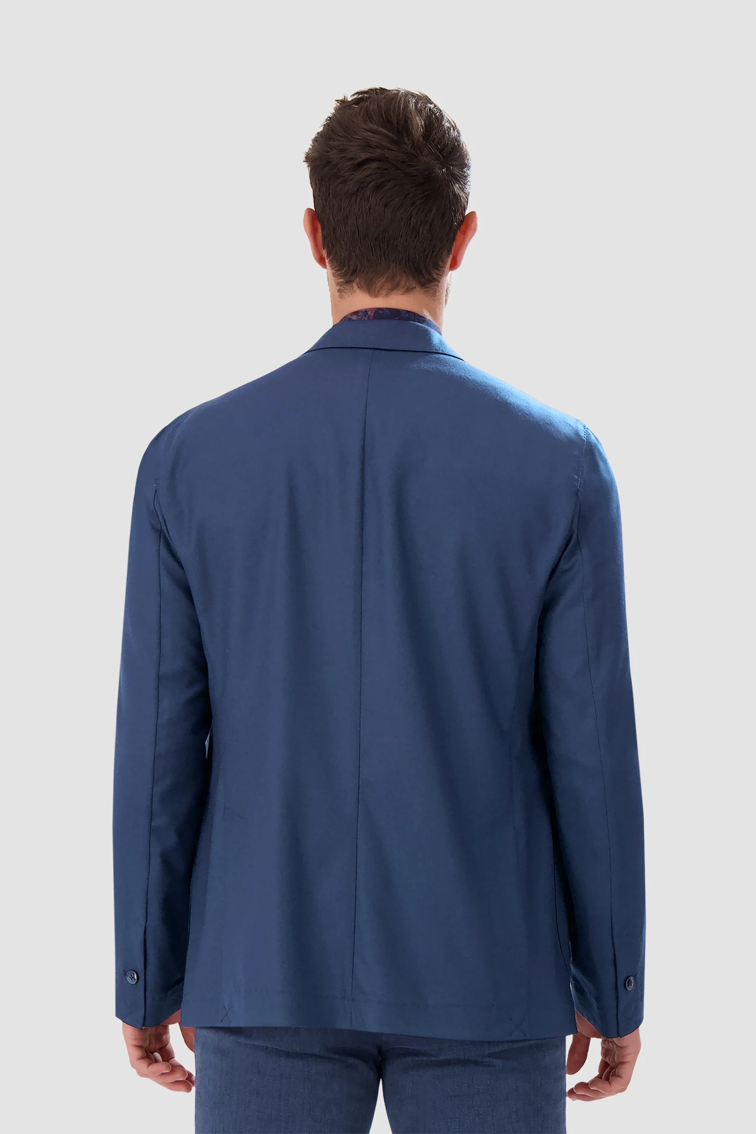 Barba Napoli Blue Easy J Mono Blazer - Image 6