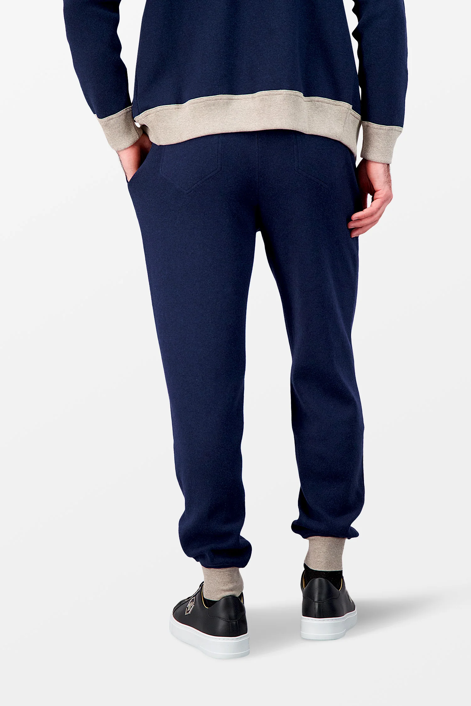 Barba Napoli Blue Tracksuit Sweatpants - Image 5