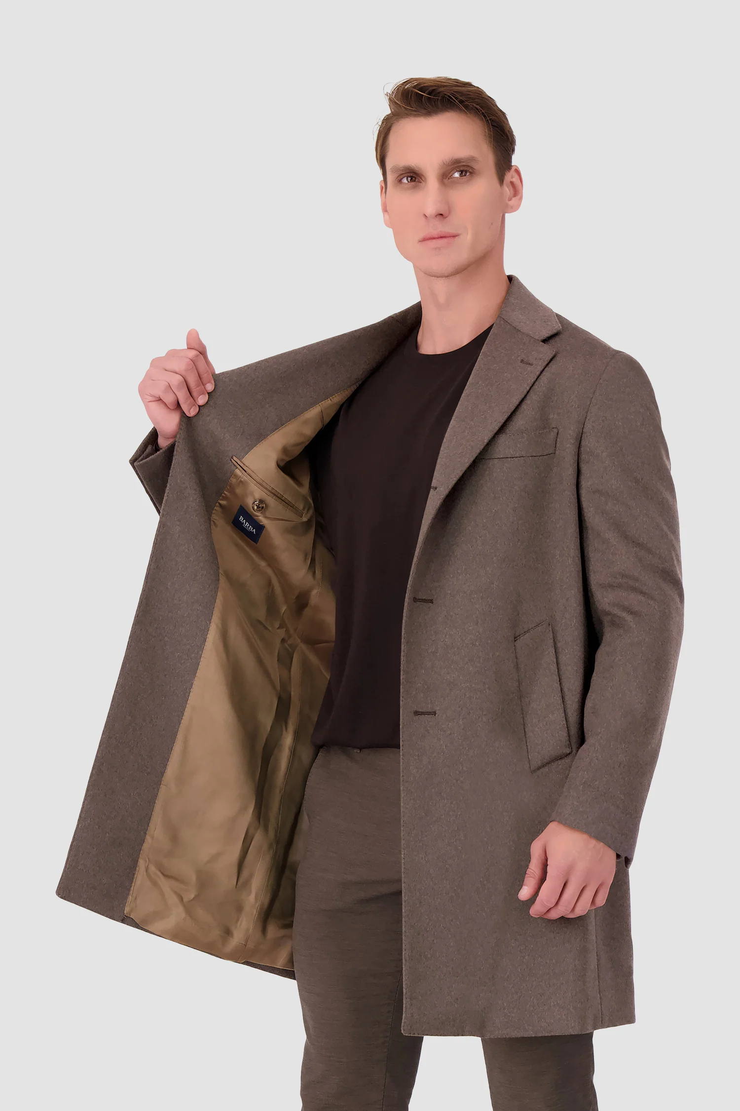 Barba Napoli Brown C Brio Coat - Image 6