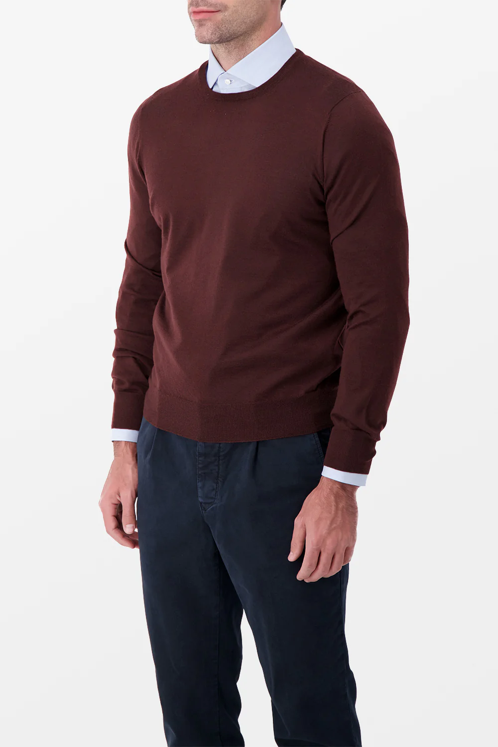 Barba Napoli Brown Cashmere Sweater - Image 2
