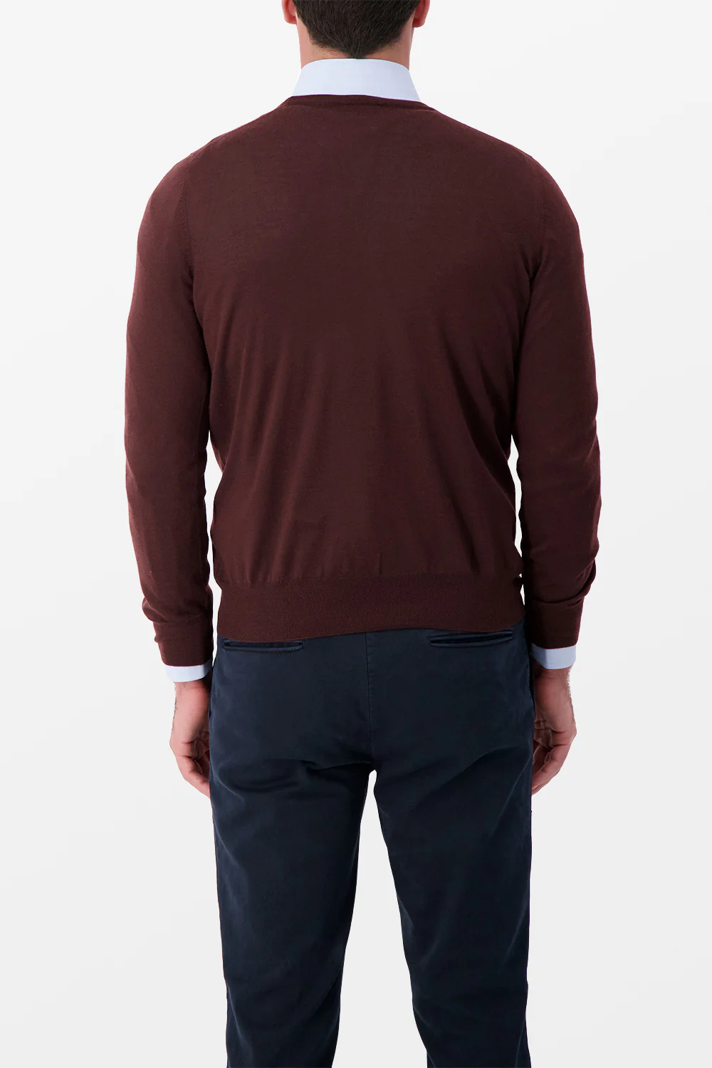 Barba Napoli Brown Cashmere Sweater - Image 3