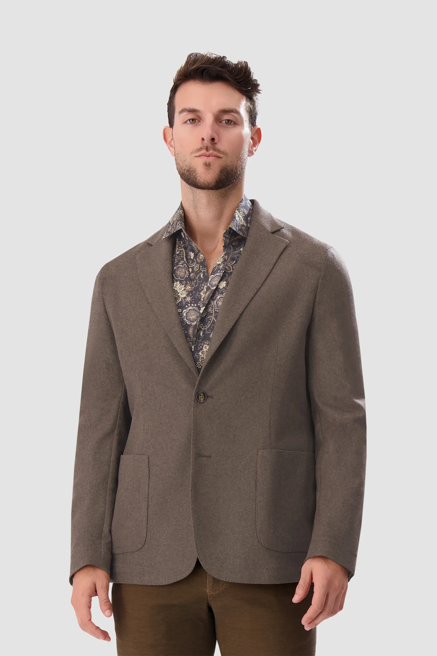 Barba Napoli Brown Easy J Blazer - Image 2