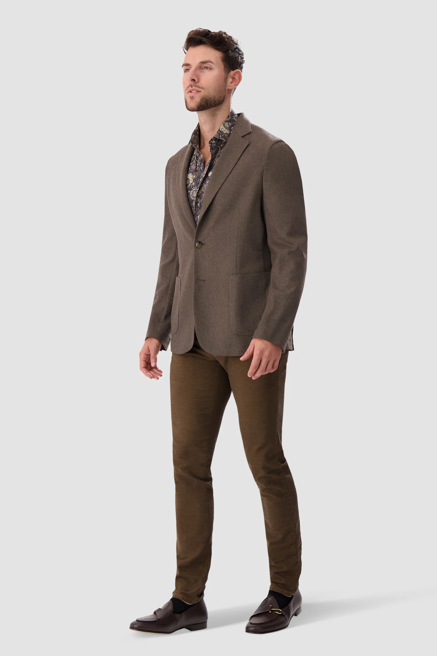 Barba Napoli Brown Easy J Blazer - Image 7