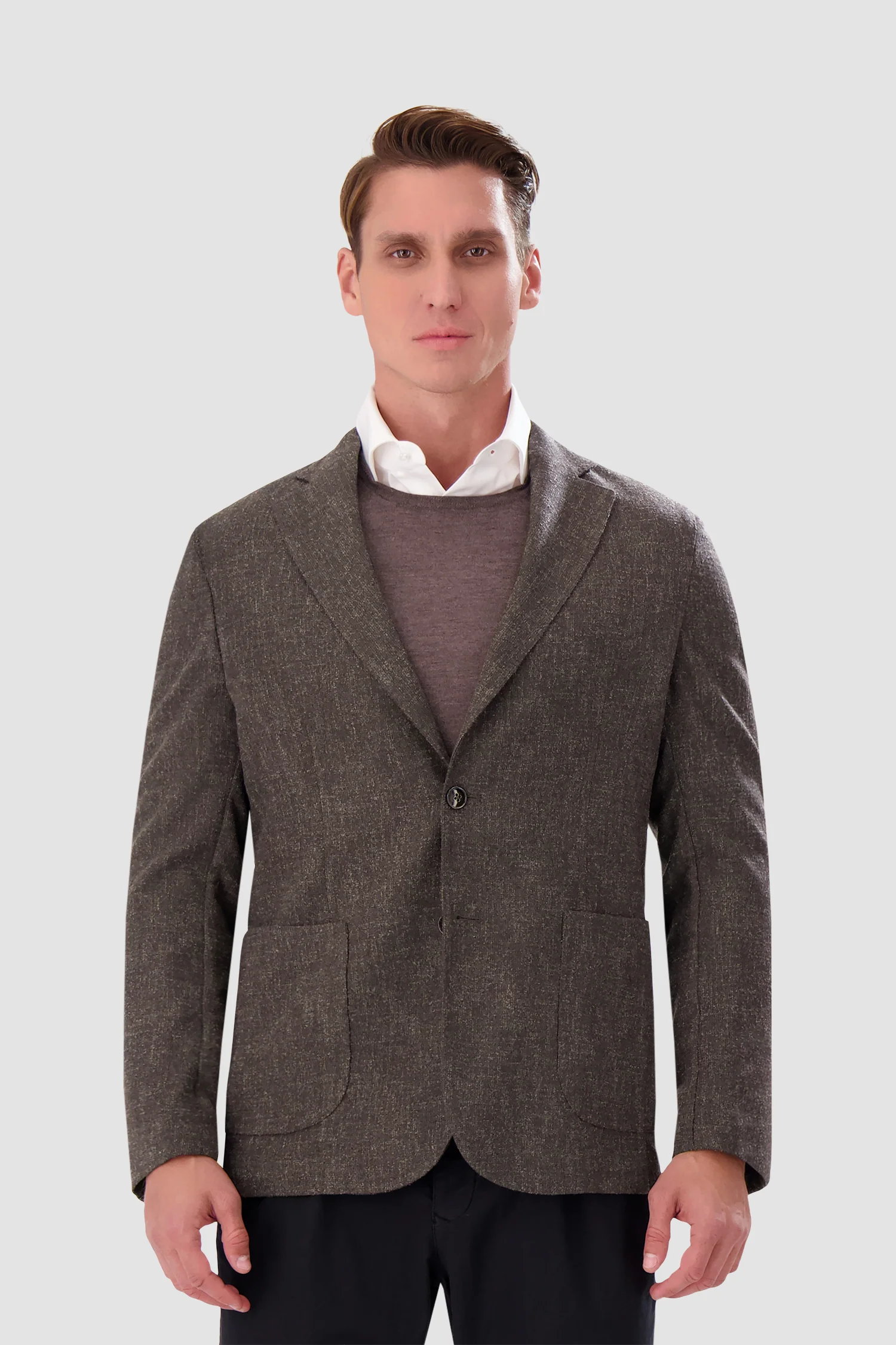 Barba Napoli Brown Easy J Mono Blazer - Image 2