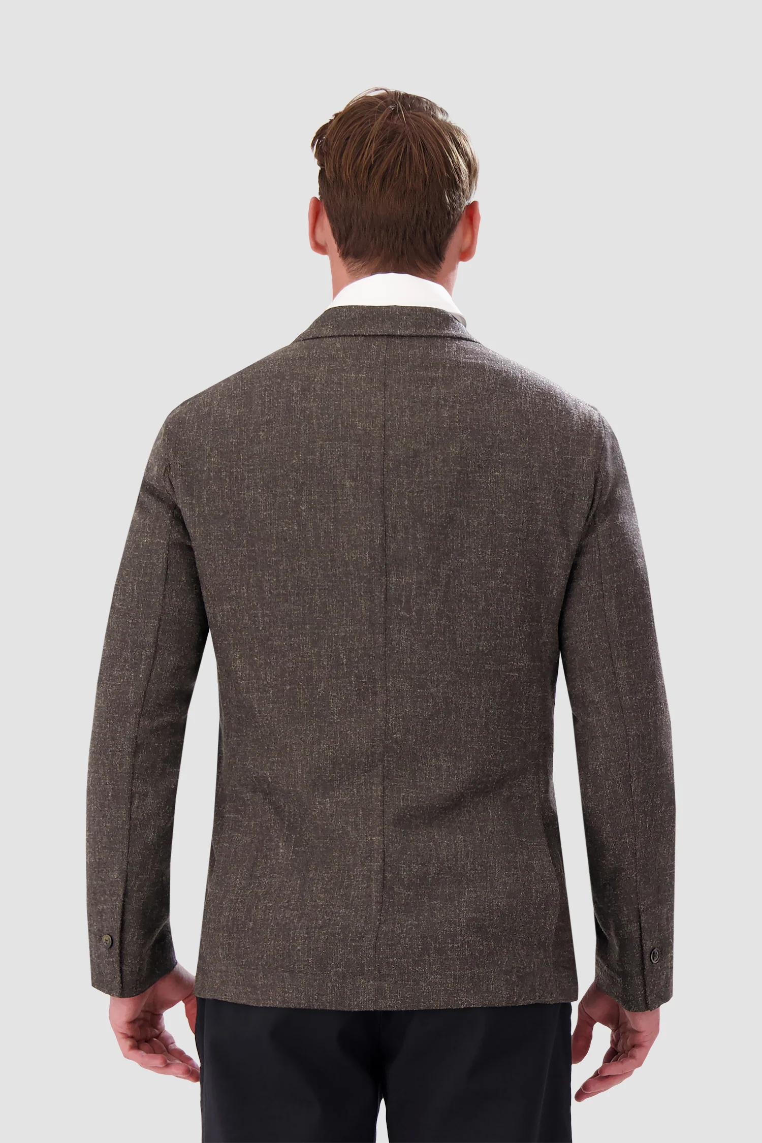 Barba Napoli Brown Easy J Mono Blazer - Image 5