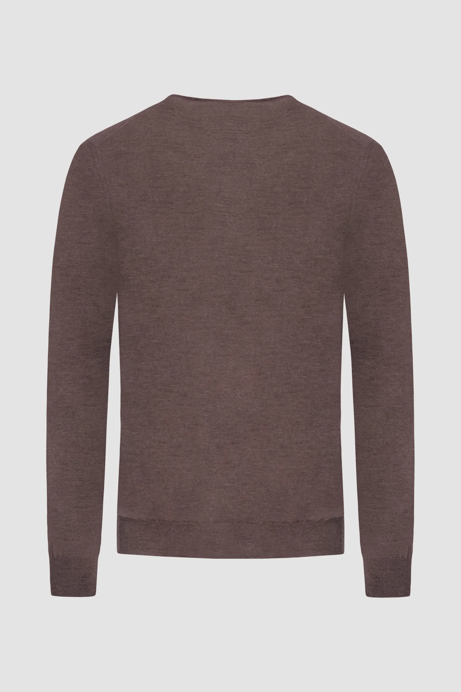 Barba Napoli Brown Round Neck Paricollo Sweater - Image 3
