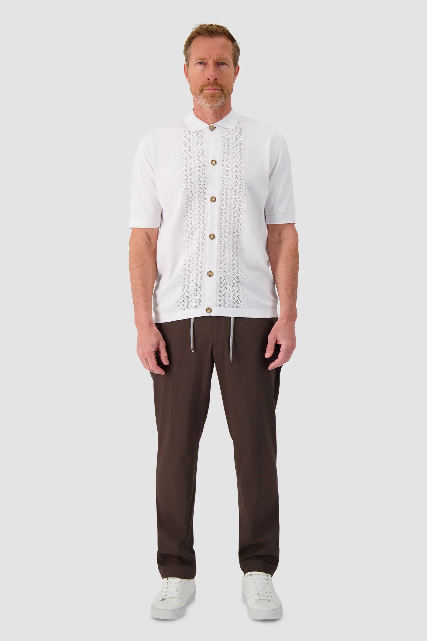 Barba Napoli Brown Trousers - Image 3