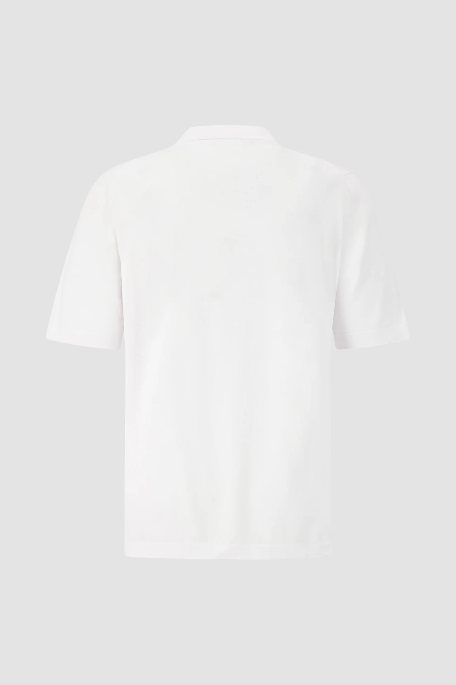 Barba Napoli Bianco Button Polo - Image 2