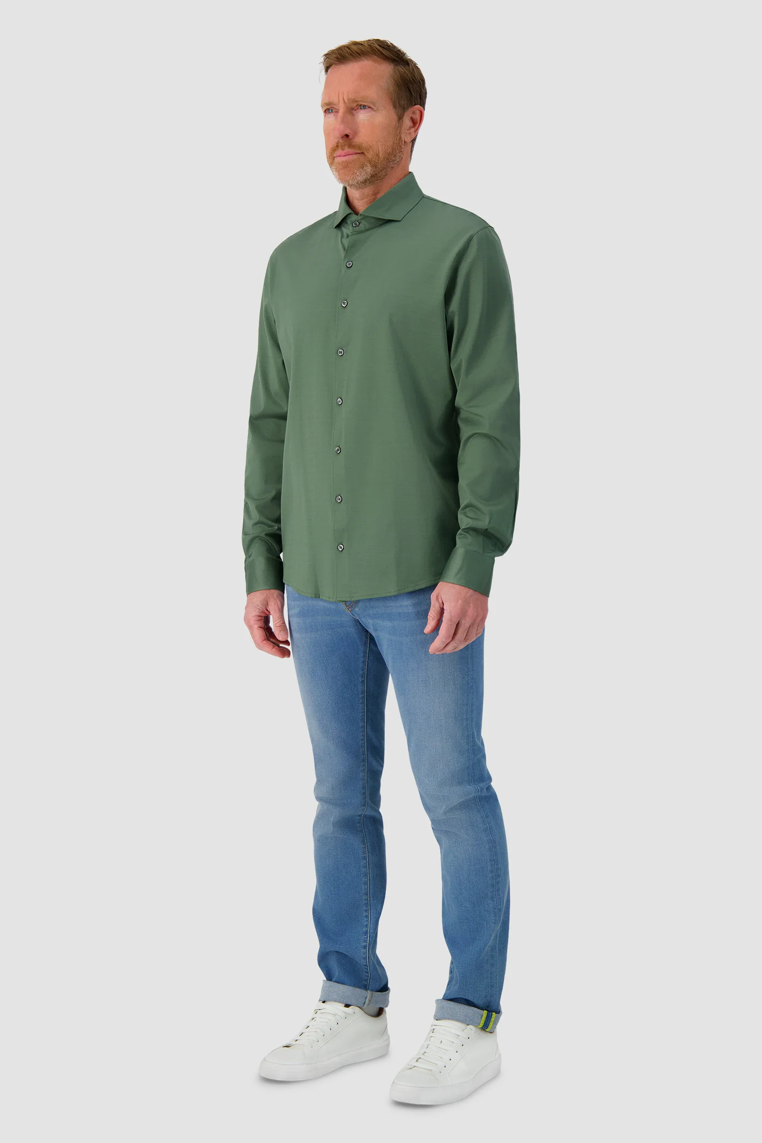 Barba Napoli Green Shirt - Image 4