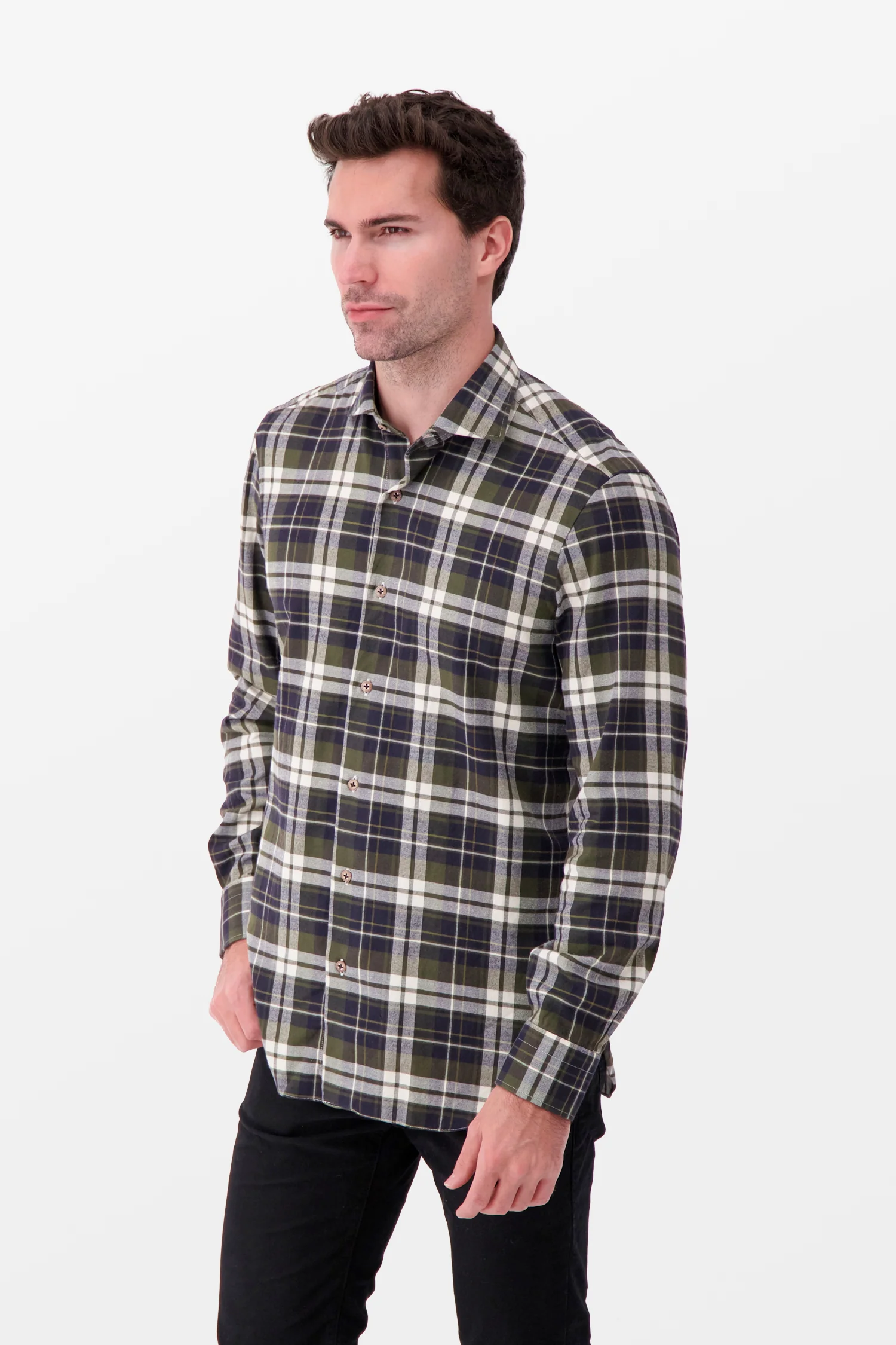 Barba Napoli Grey Classic Shirt - Image 2