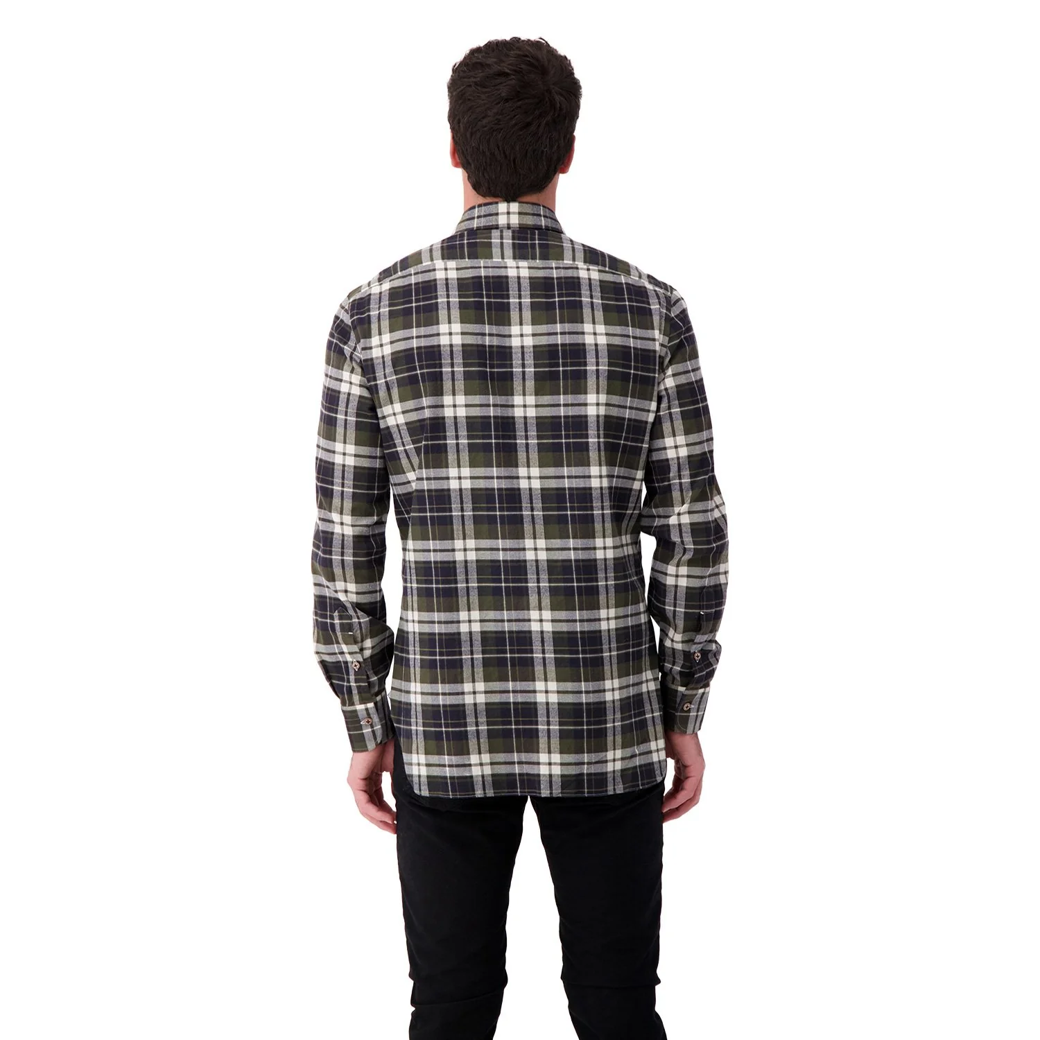 Barba Napoli Grey Classic Shirt - Image 4