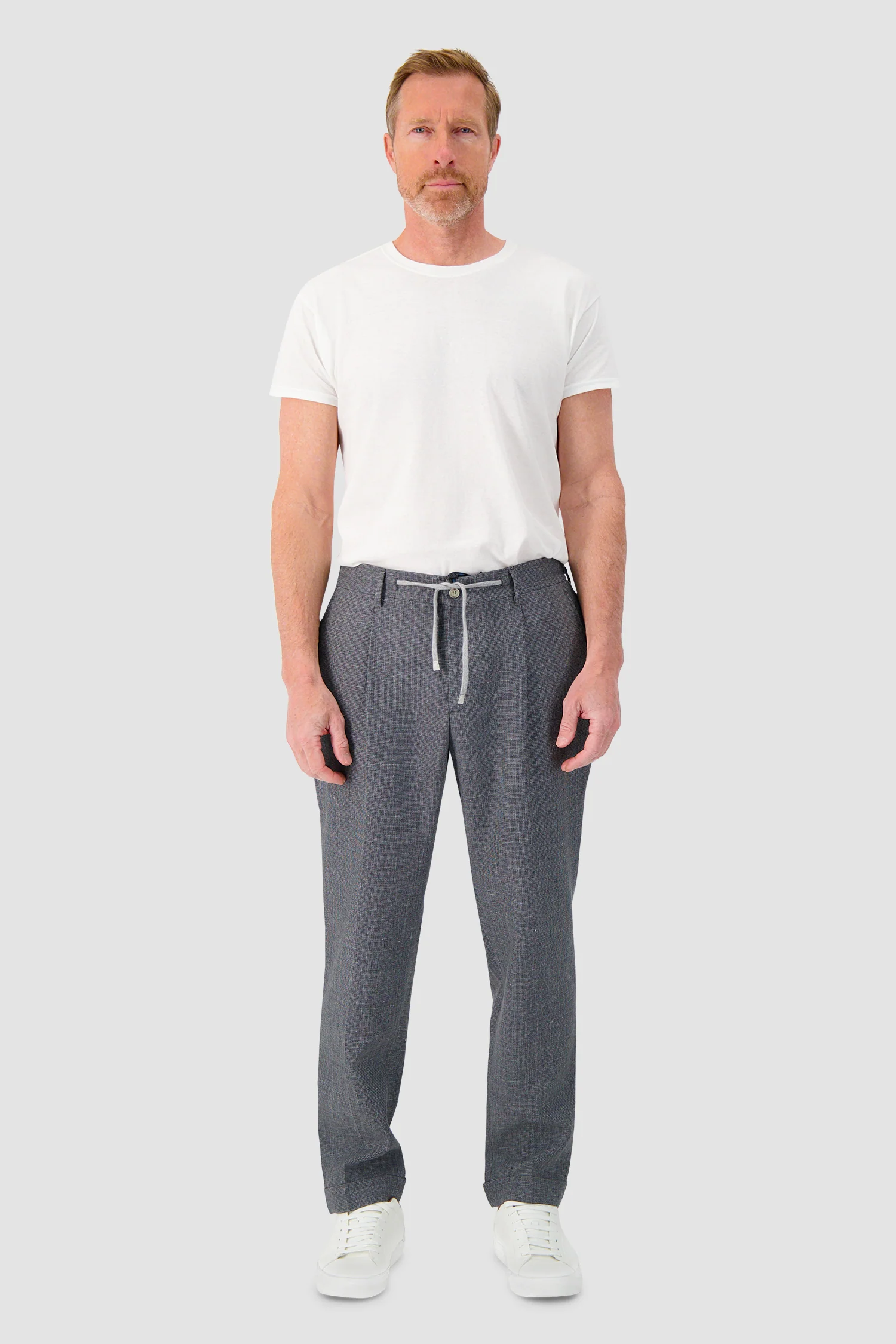 Barba Napoli Grey Roma Trousers - Image 3