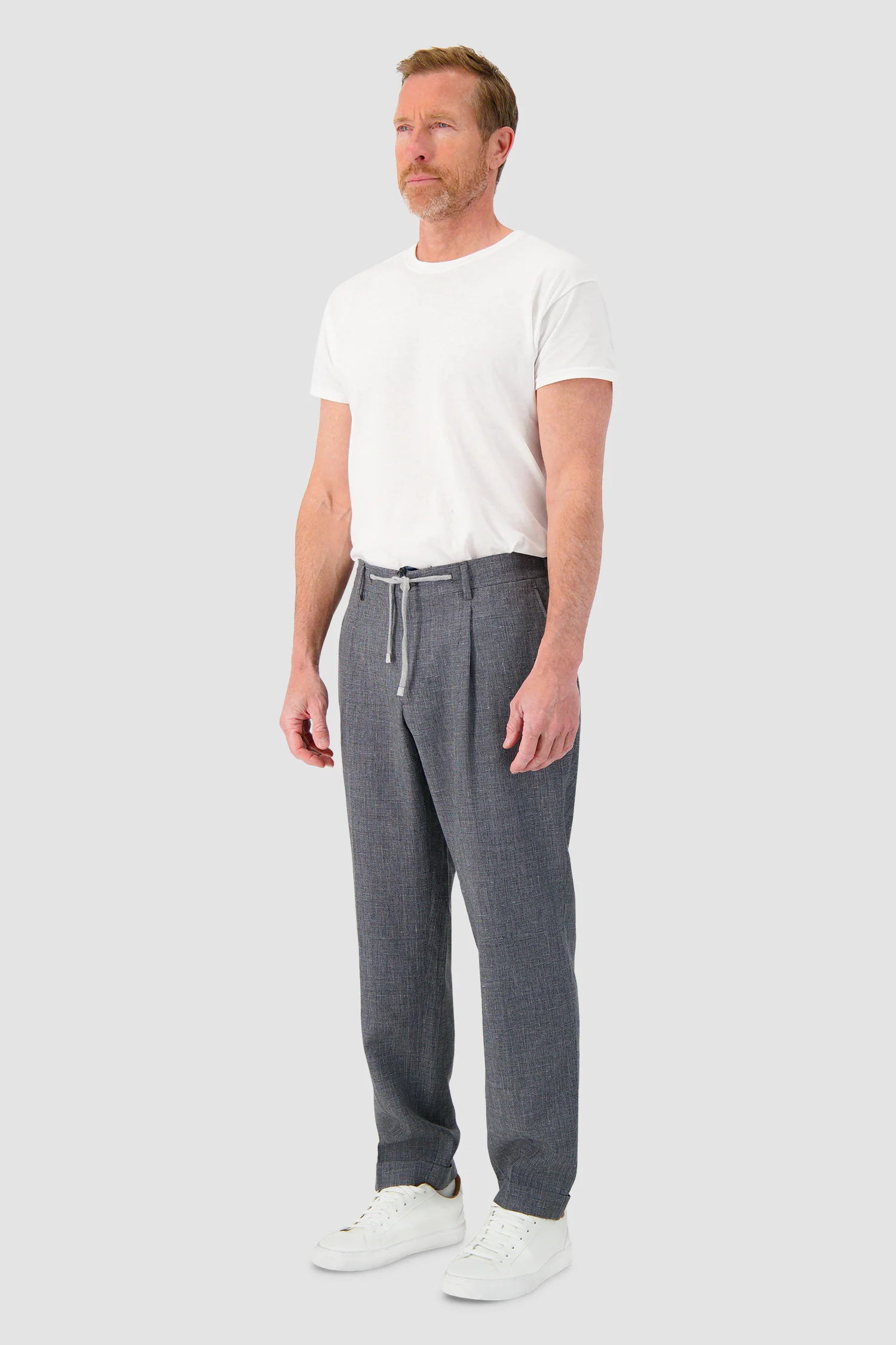 Barba Napoli Grey Roma Trousers - Image 4