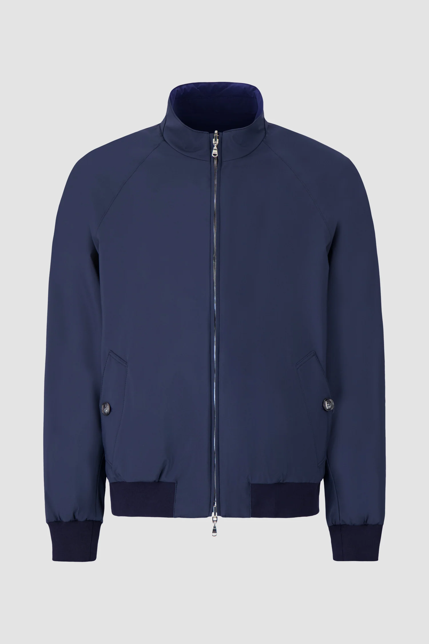 Barba Napoli Sport Navy/Blue Reversible Bomber Jacket