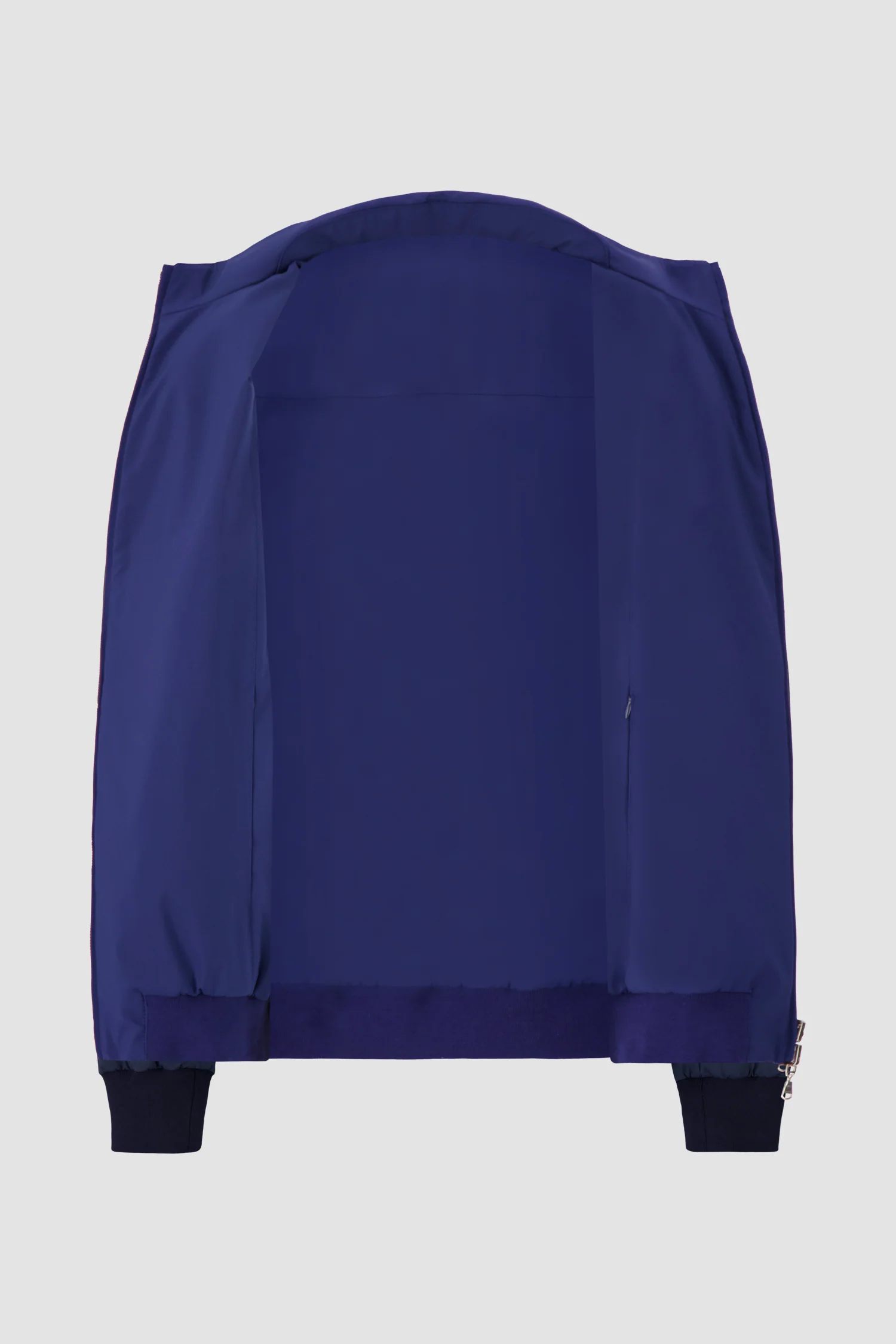 Barba Napoli Sport Navy/Blue Reversible Bomber Jacket - Image 3