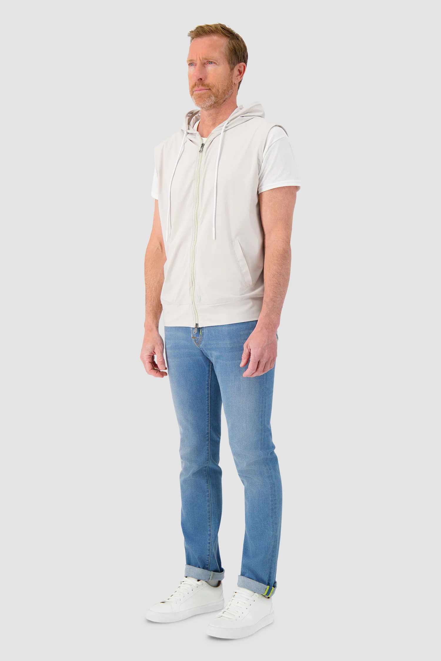 Barba Napoli Beige Vest - Image 4