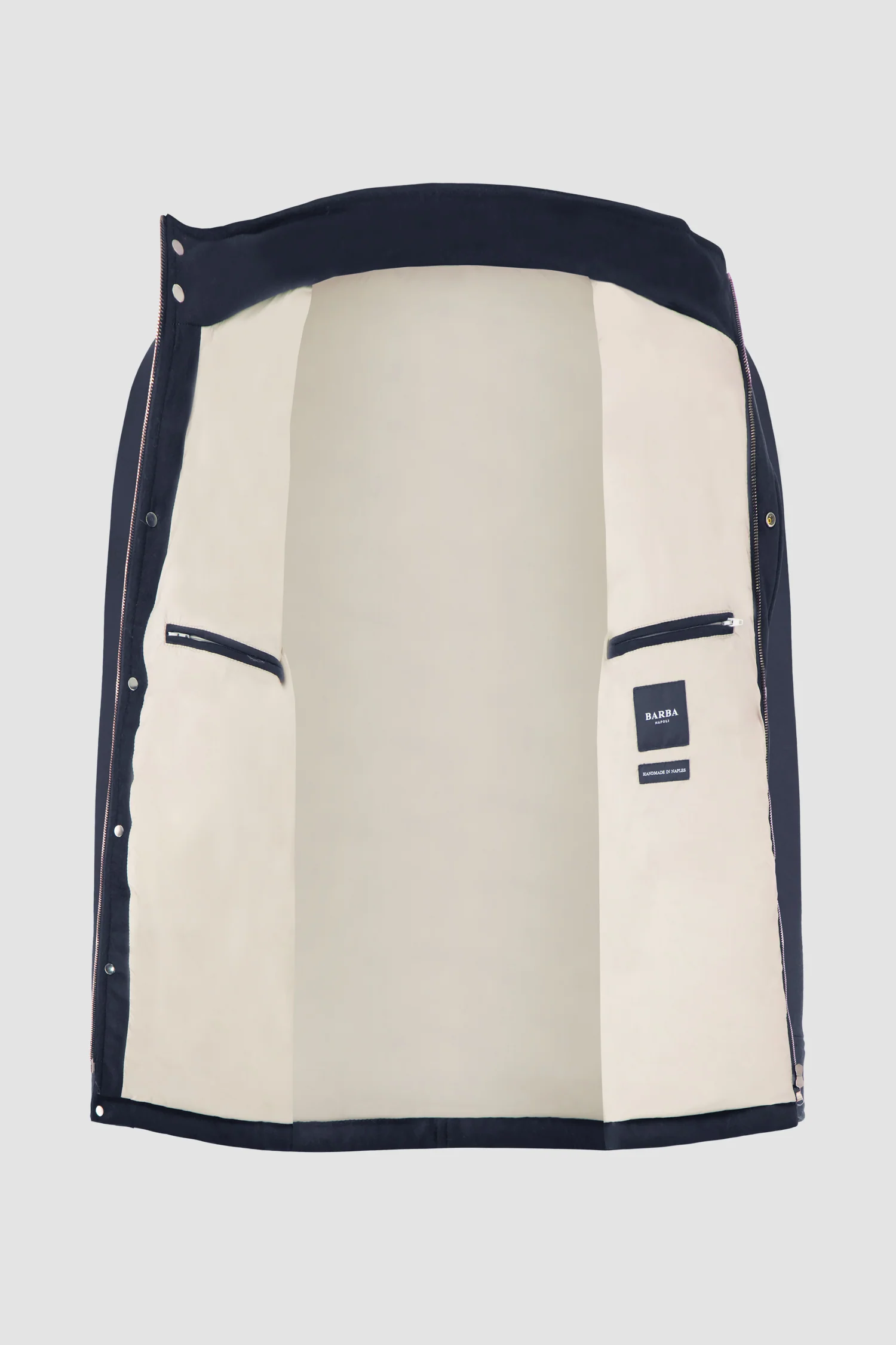 Barba Napoli Navy/Beige Jacket - Image 4