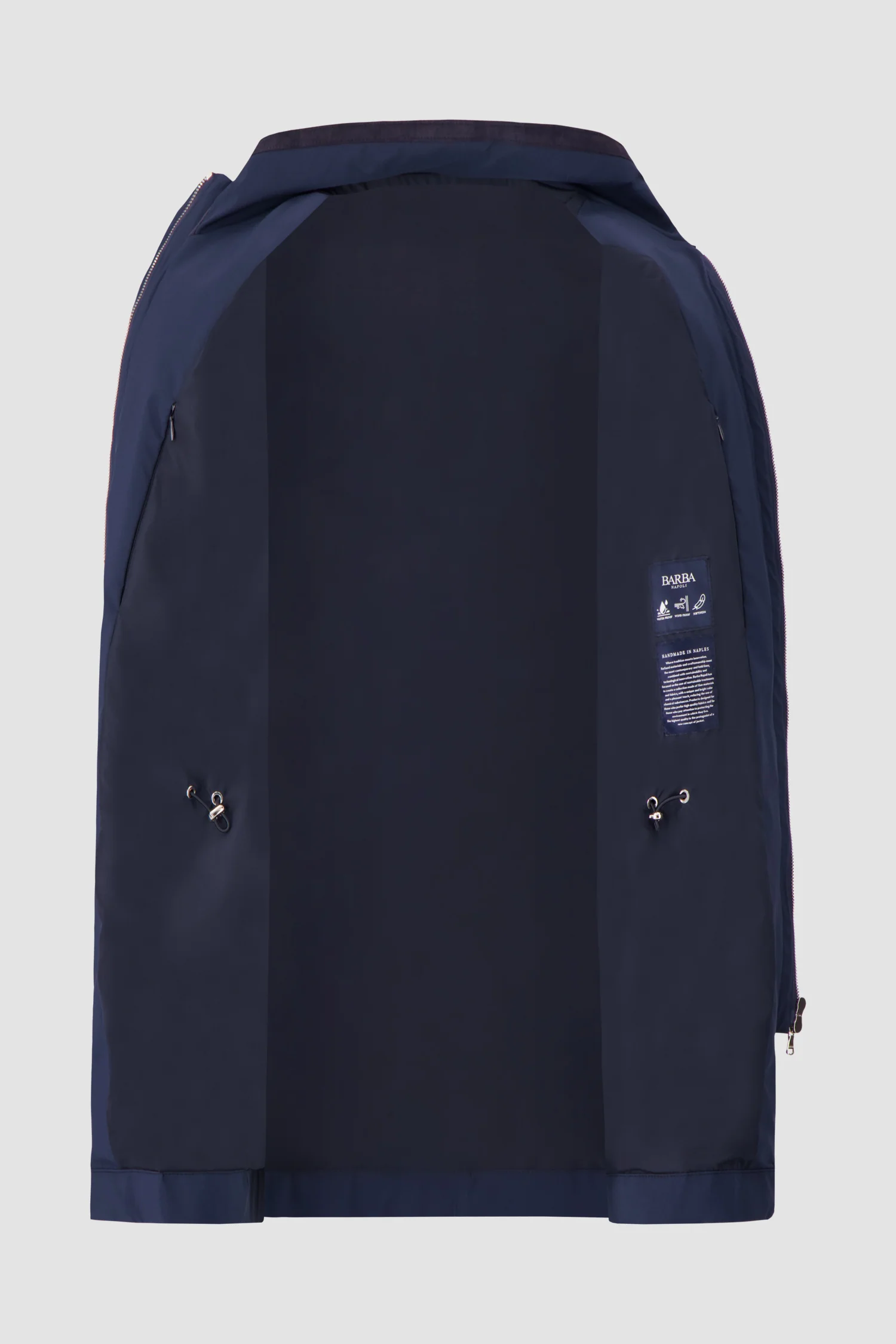 Barba Napoli Navy Bleeker Jacket - Image 3