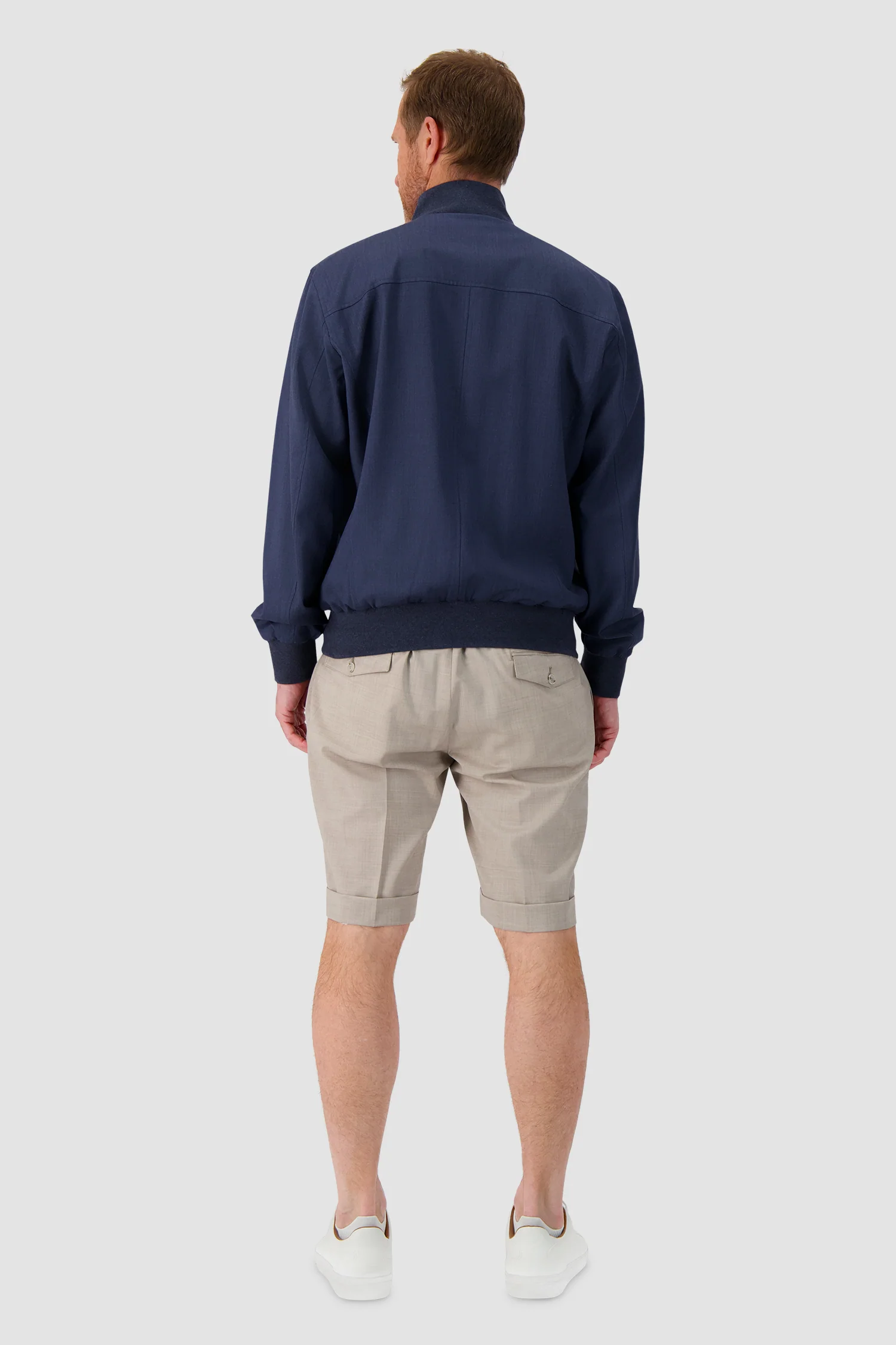 Barba Napoli Navy Bomber Jacket - Image 5