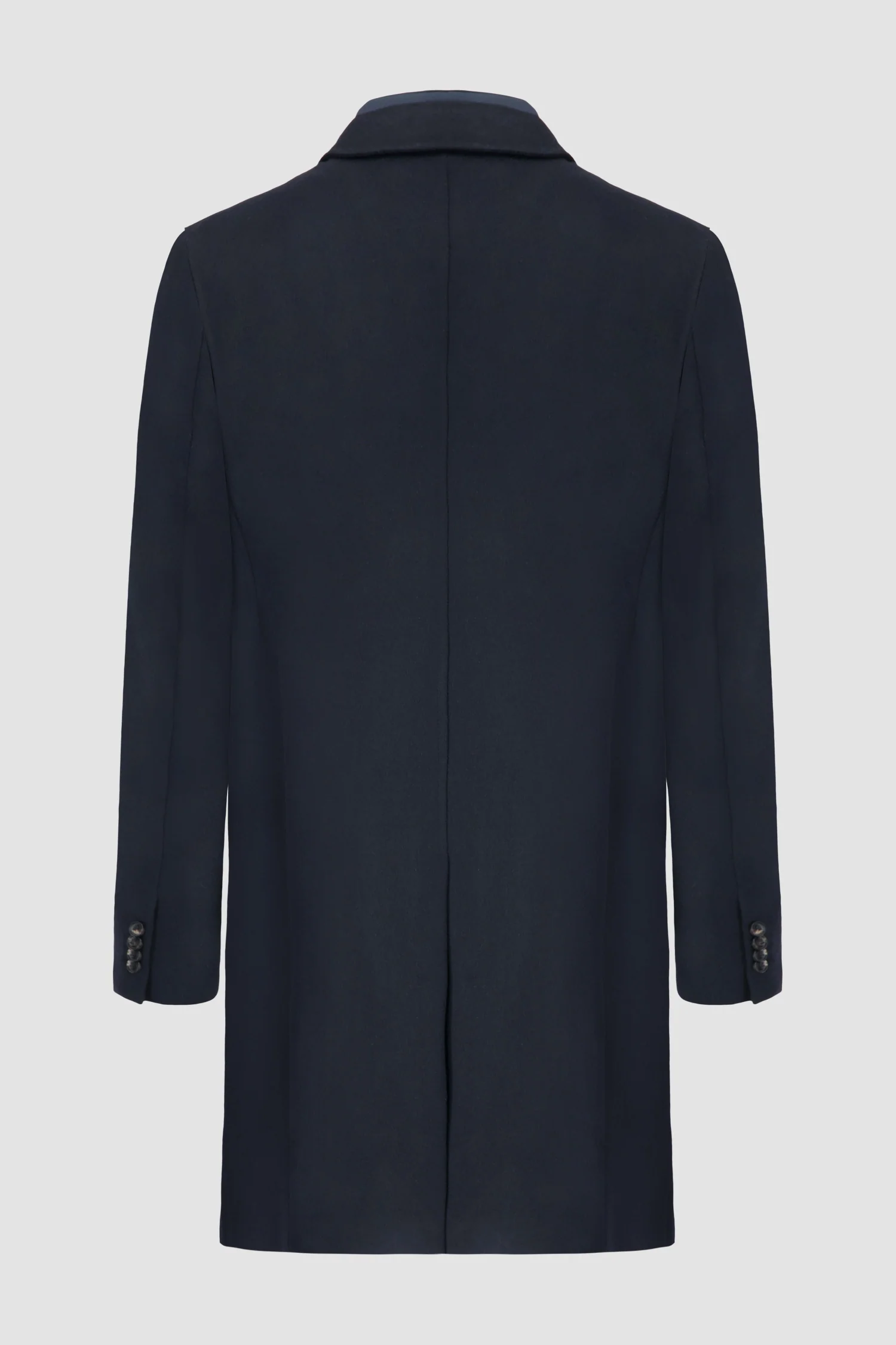 Barba Napoli Navy Coat With Removable Jacket - Image 4