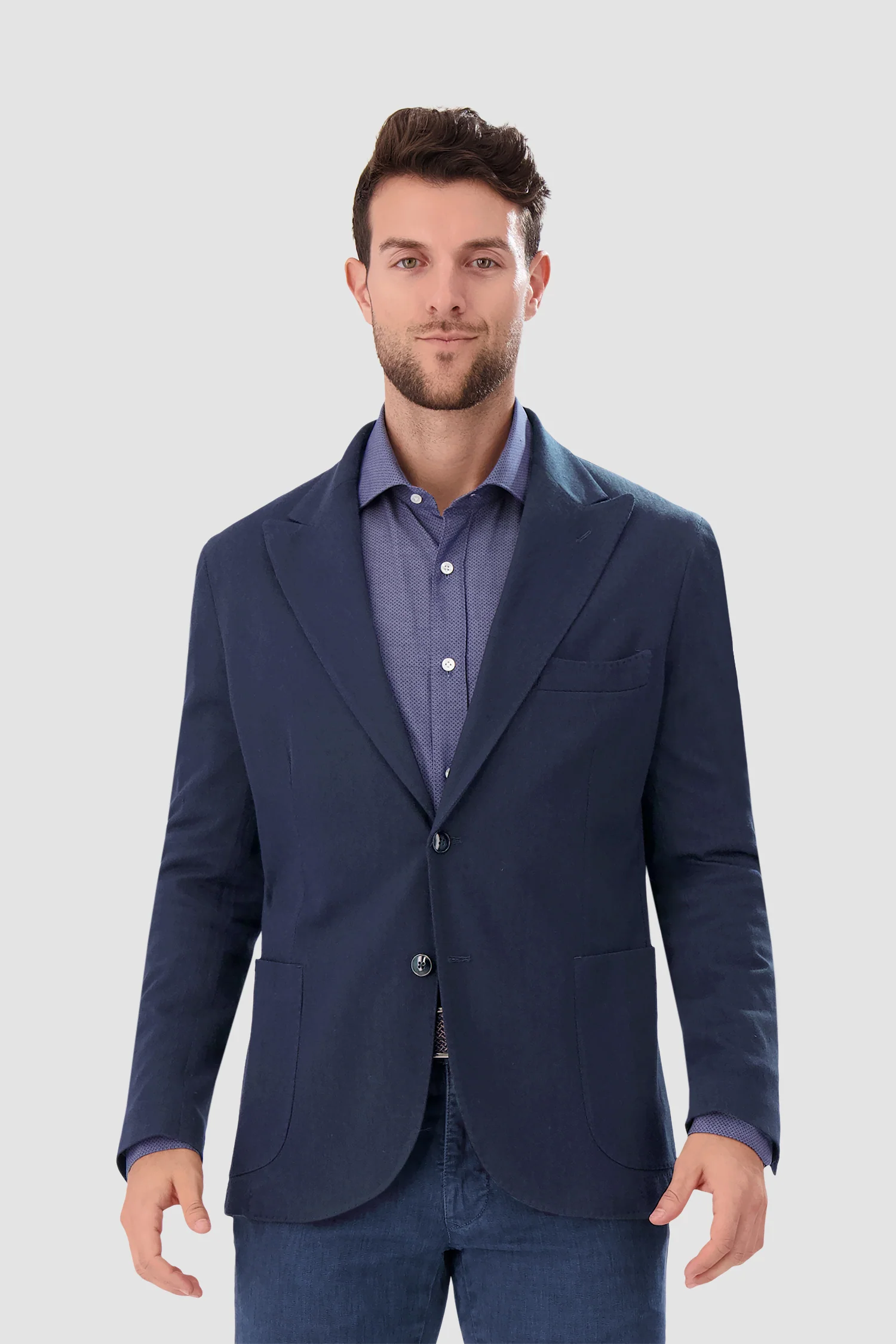 Barba Napoli Navy Dynamic Blazer - Image 2